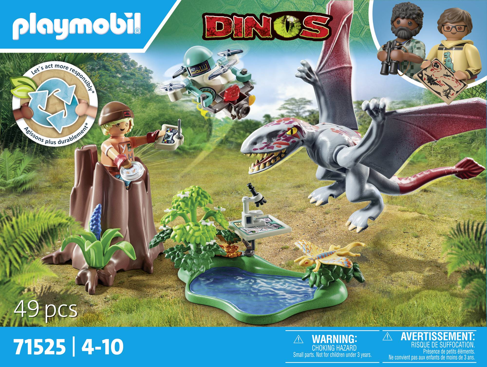 Playmobil® Dinos Beobachtungsstation für Dimorphodon 71525