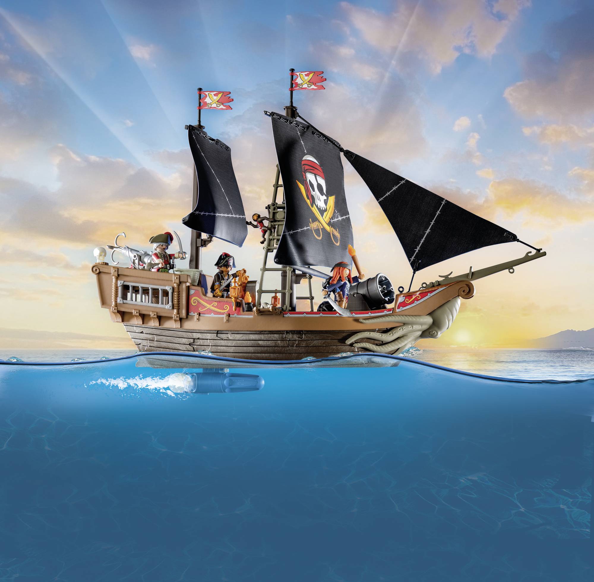 Playmobil® Pirates Großes Piratenschiff 71530