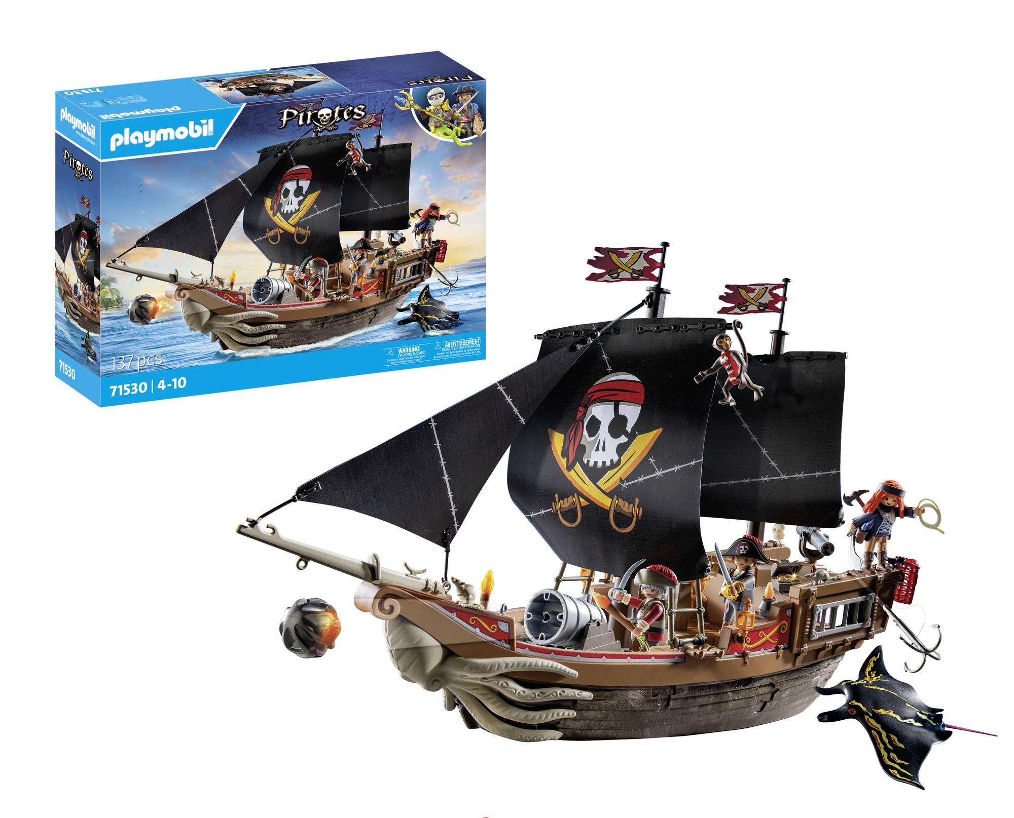 Playmobil® Pirates Großes Piratenschiff 71530