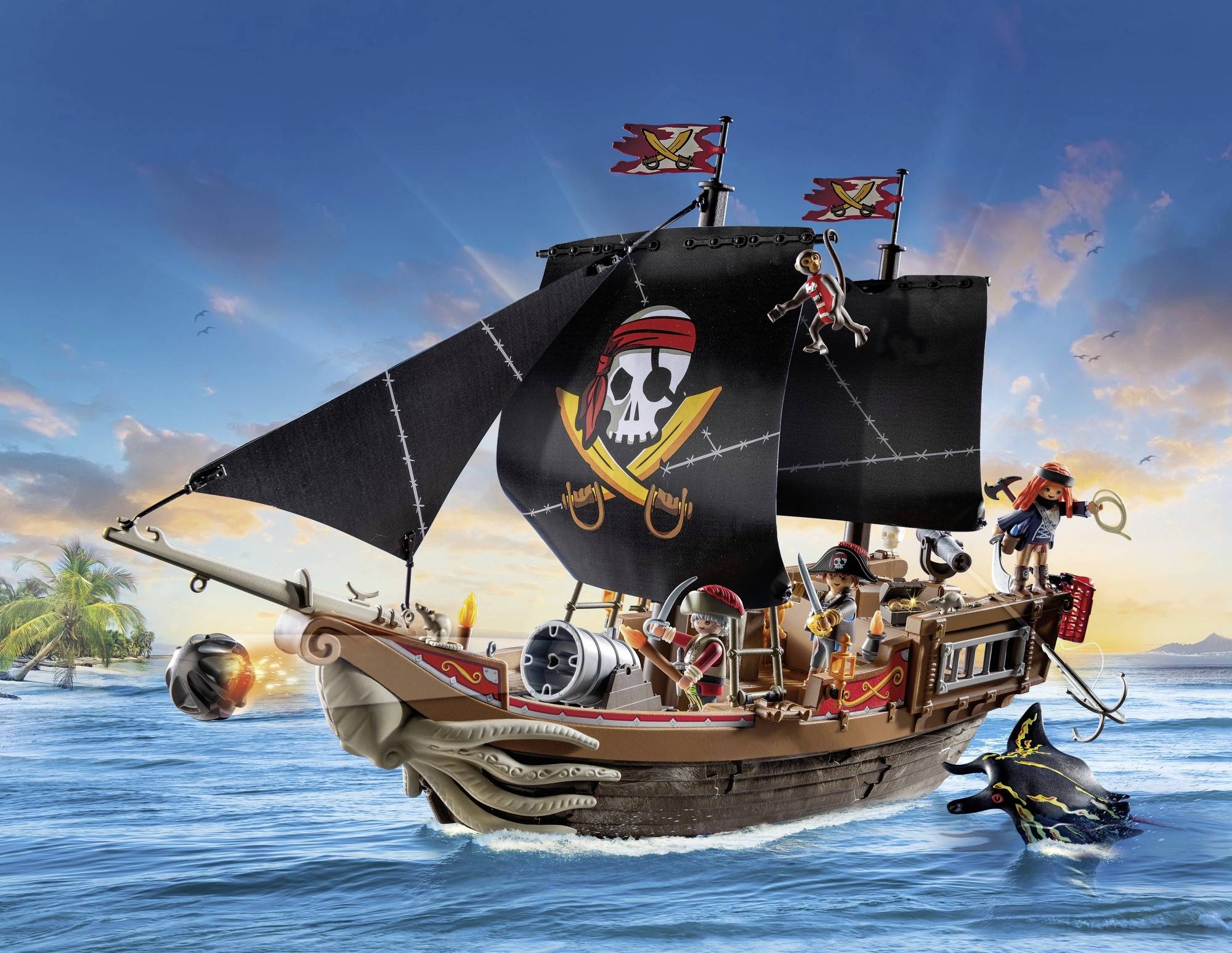 Playmobil® Pirates Großes Piratenschiff 71530