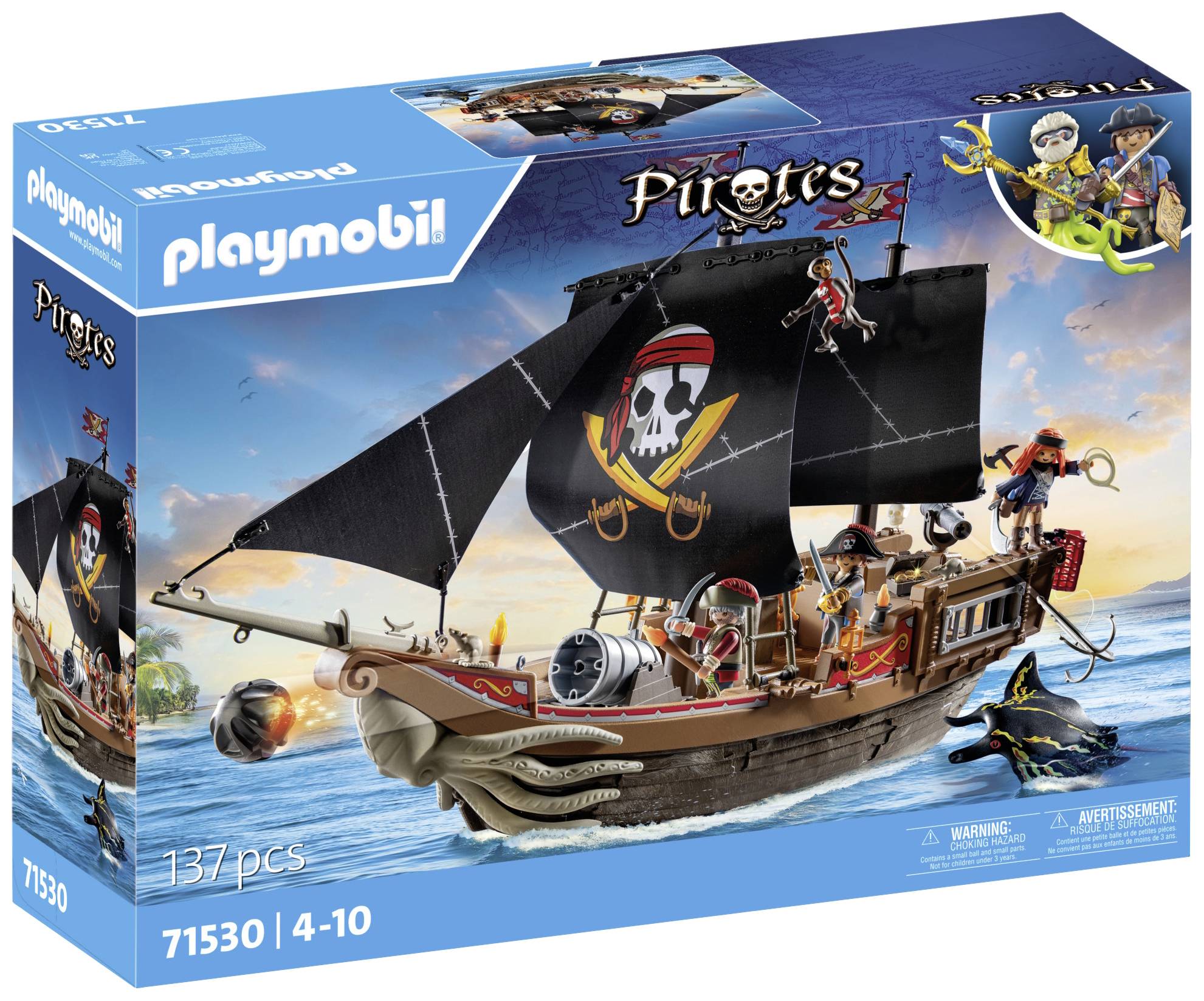Playmobil® Pirates Großes Piratenschiff 71530