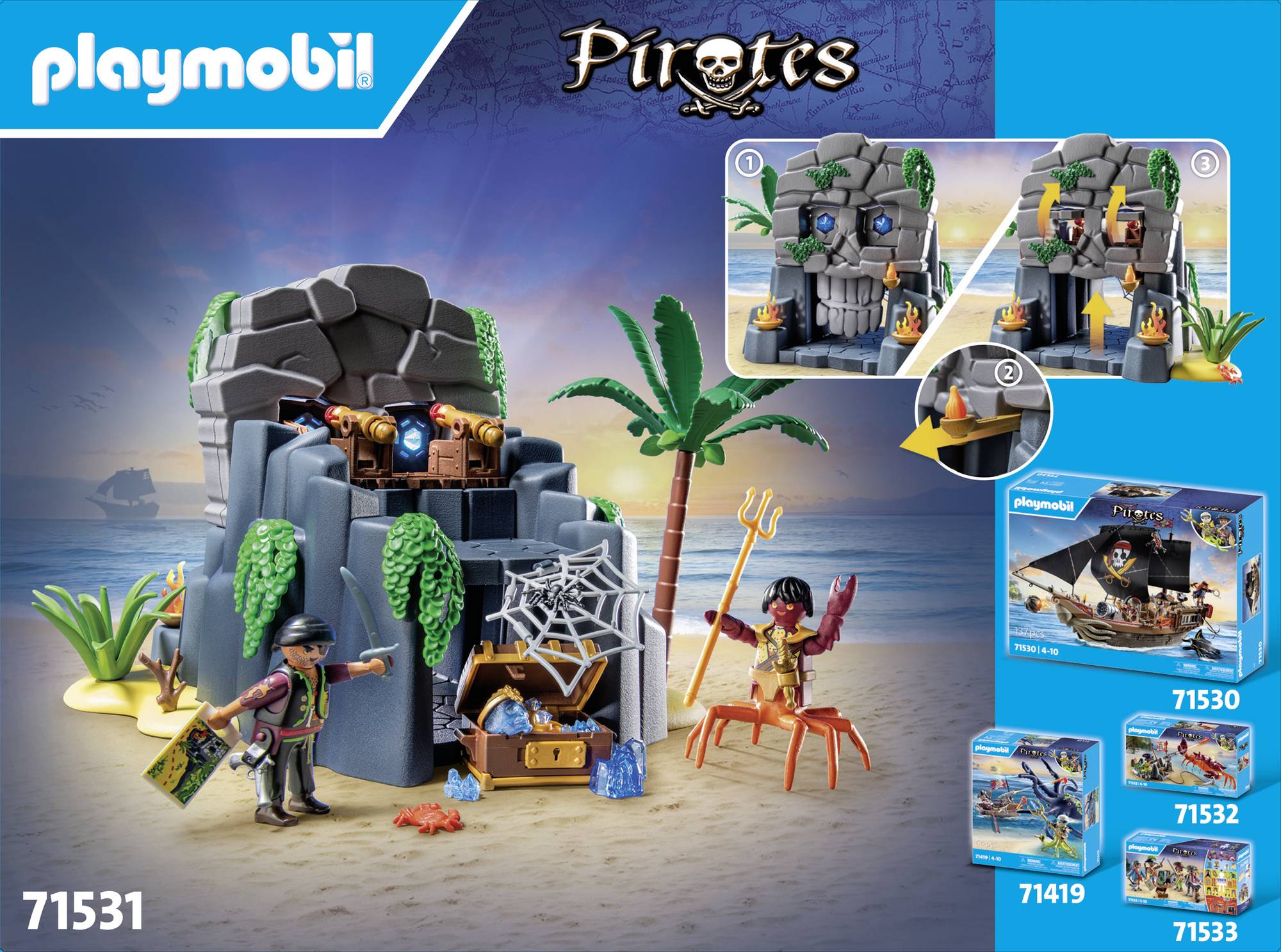 Playmobil® Pirates Totenkopfinsel 71531