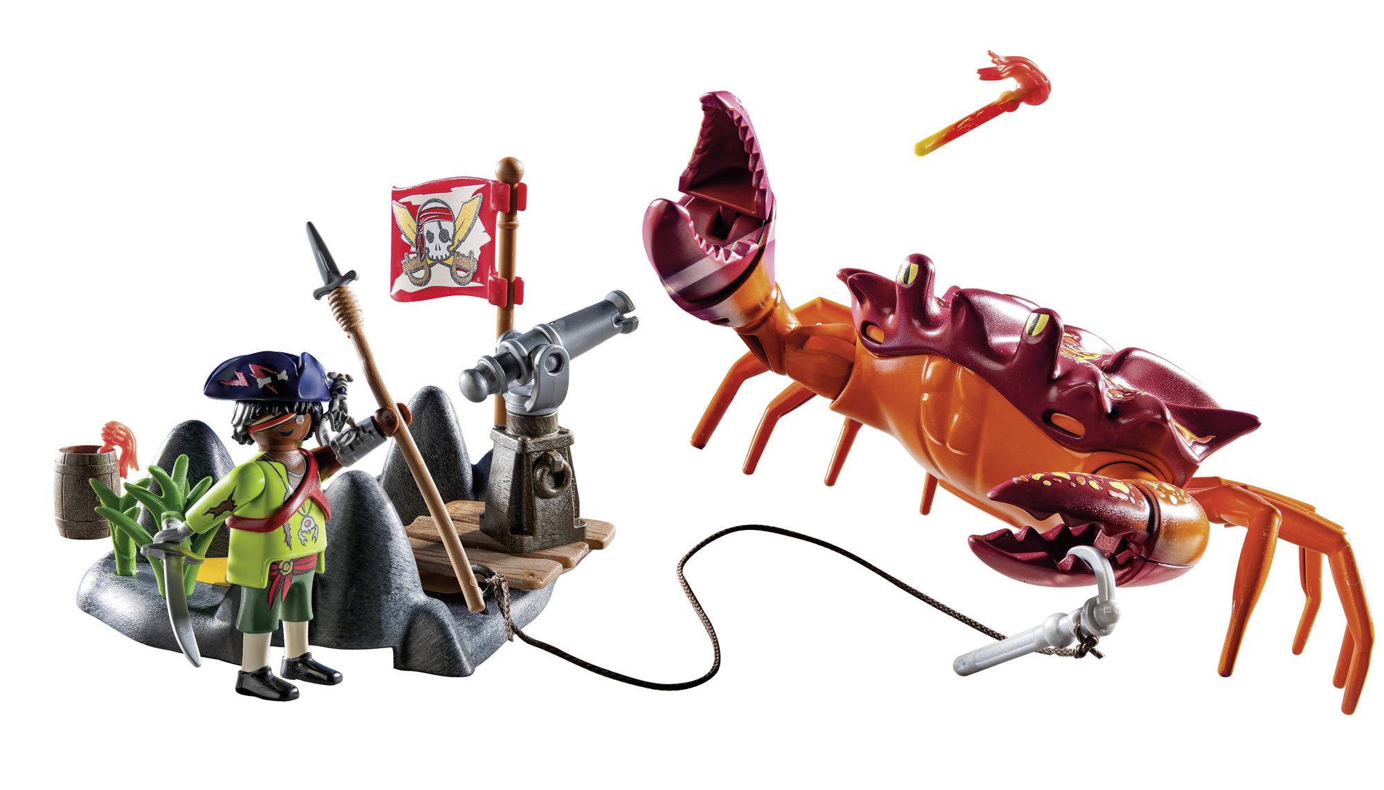 Playmobil® Pirates Kampf gegen die Riesenkrabbe 71532