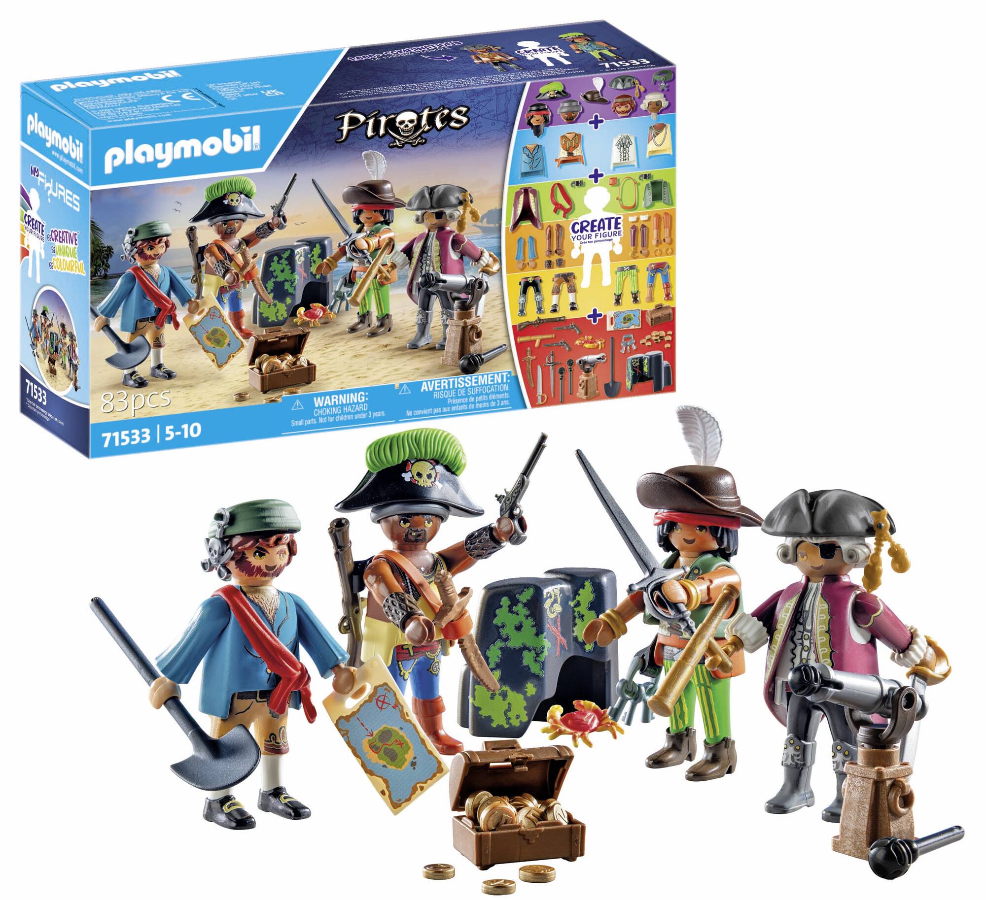 Playmobil® Pirates My Figures: Piraten 71533