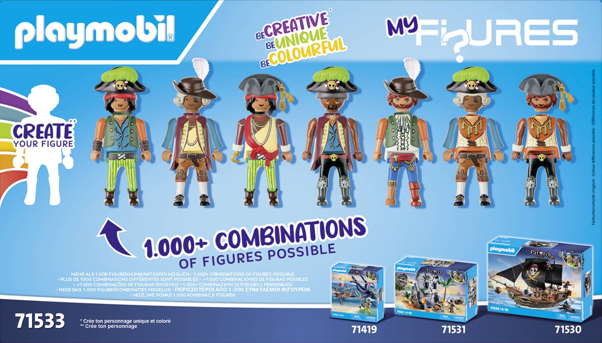 Playmobil® Pirates My Figures: Piraten 71533