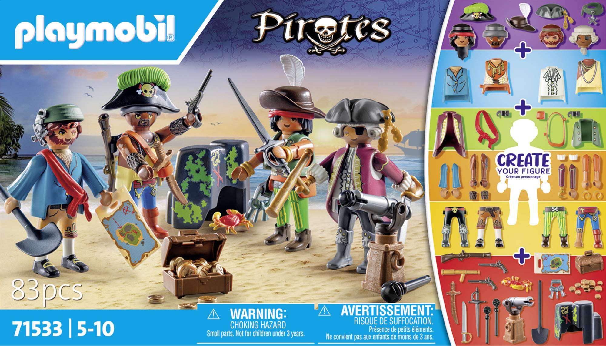 Playmobil® Pirates My Figures: Piraten 71533