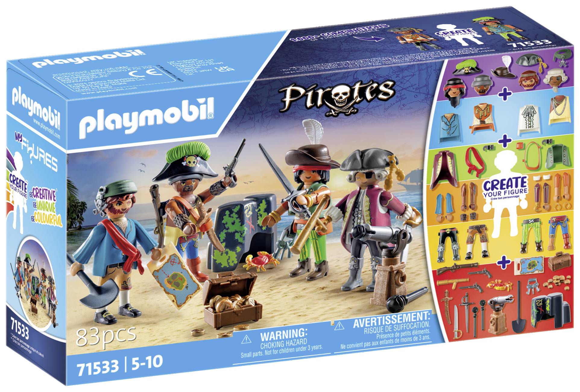 Playmobil® Pirates My Figures: Piraten 71533
