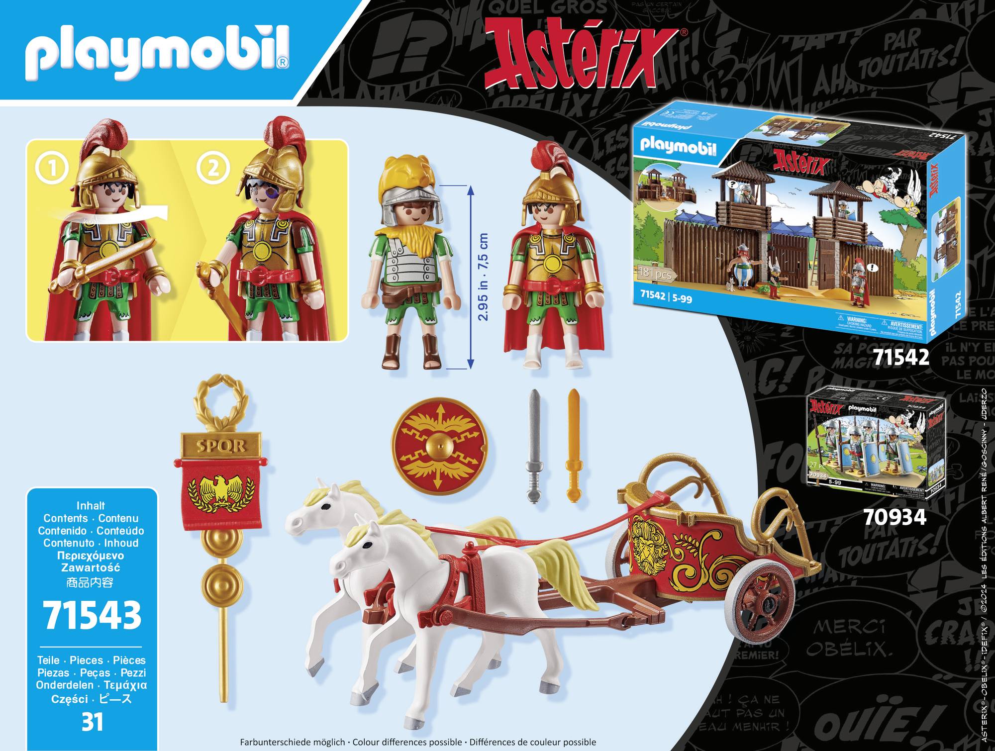 Playmobil® Asterix Römischer Streitwagen 71543