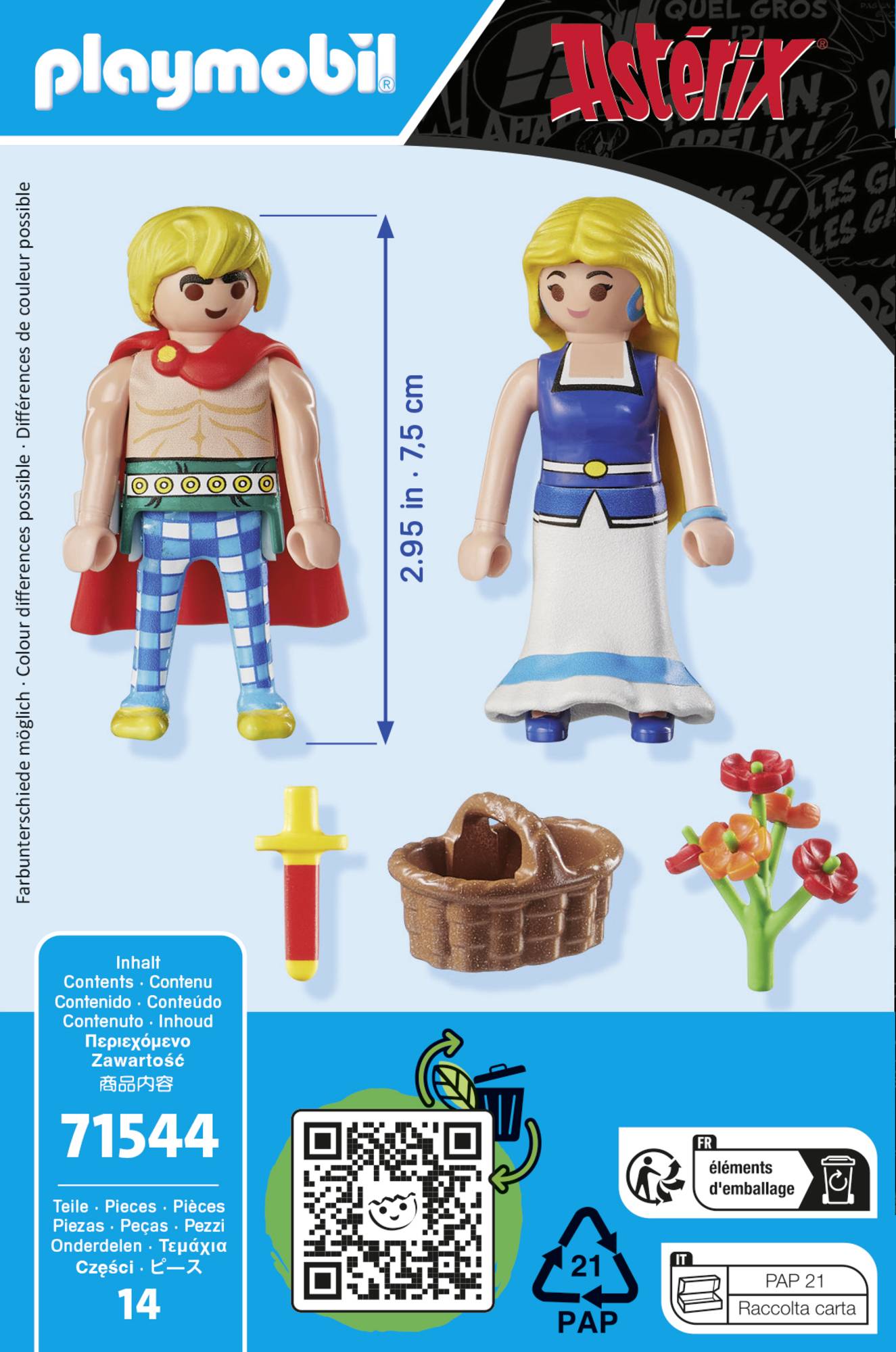 Playmobil® Asterix Tragicomix und Falbala 71544