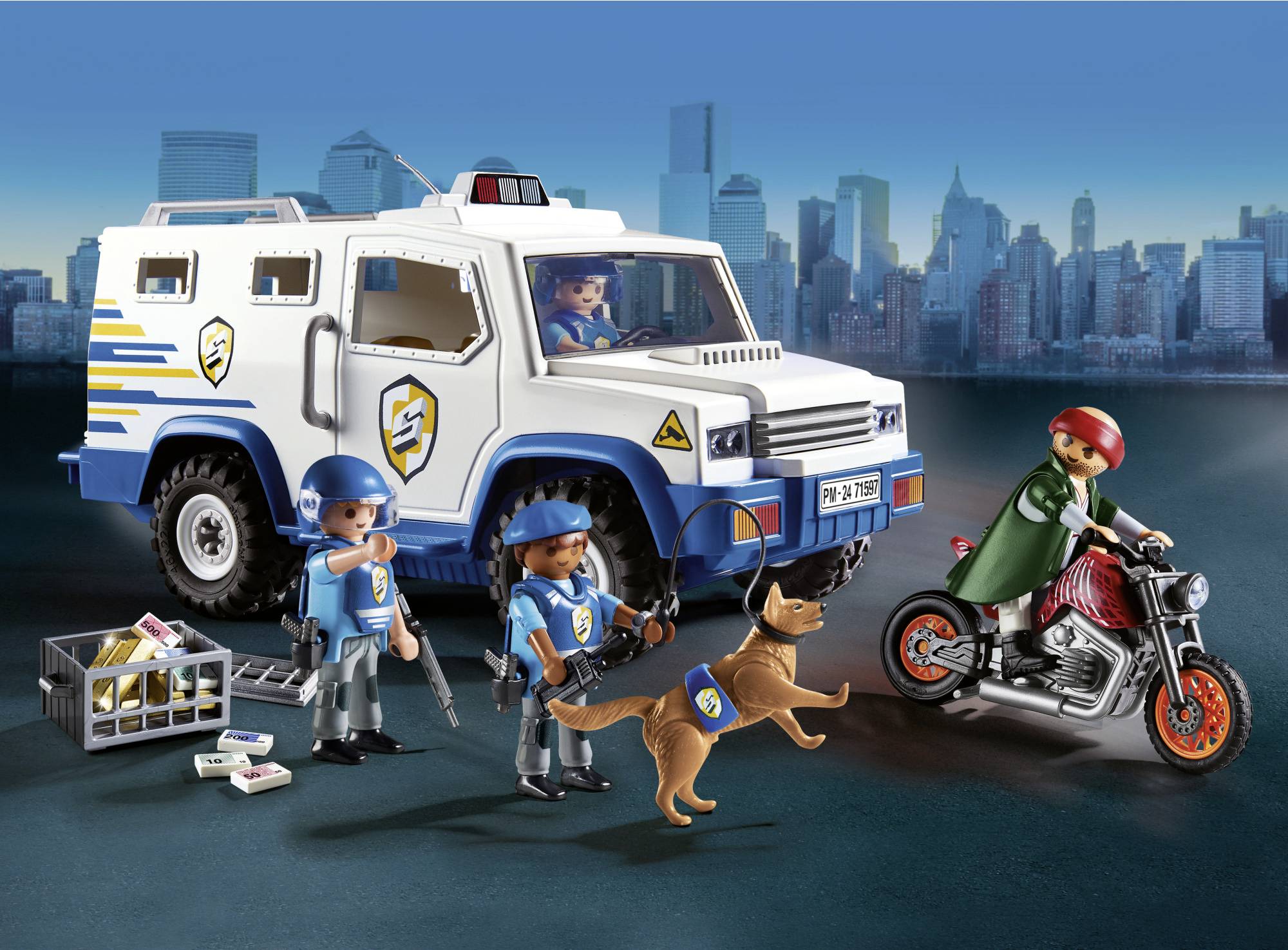 Playmobil® ACT!ON HEROES Geldtransporter 71597