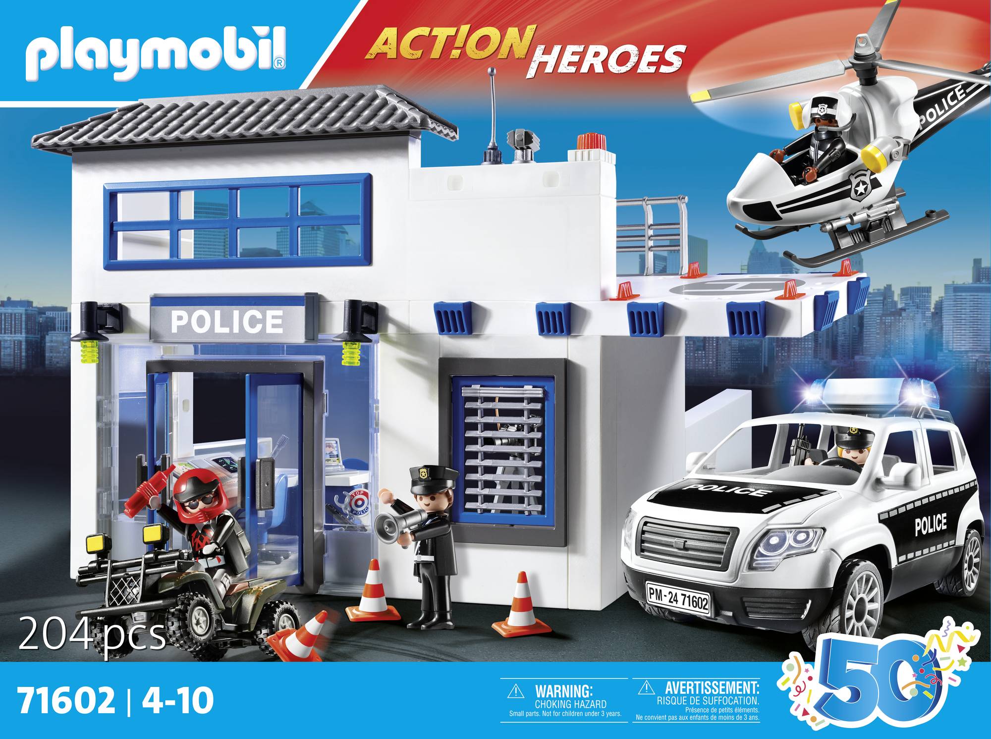 Playmobil® ACT!ON HEROES Polizeistation 71602