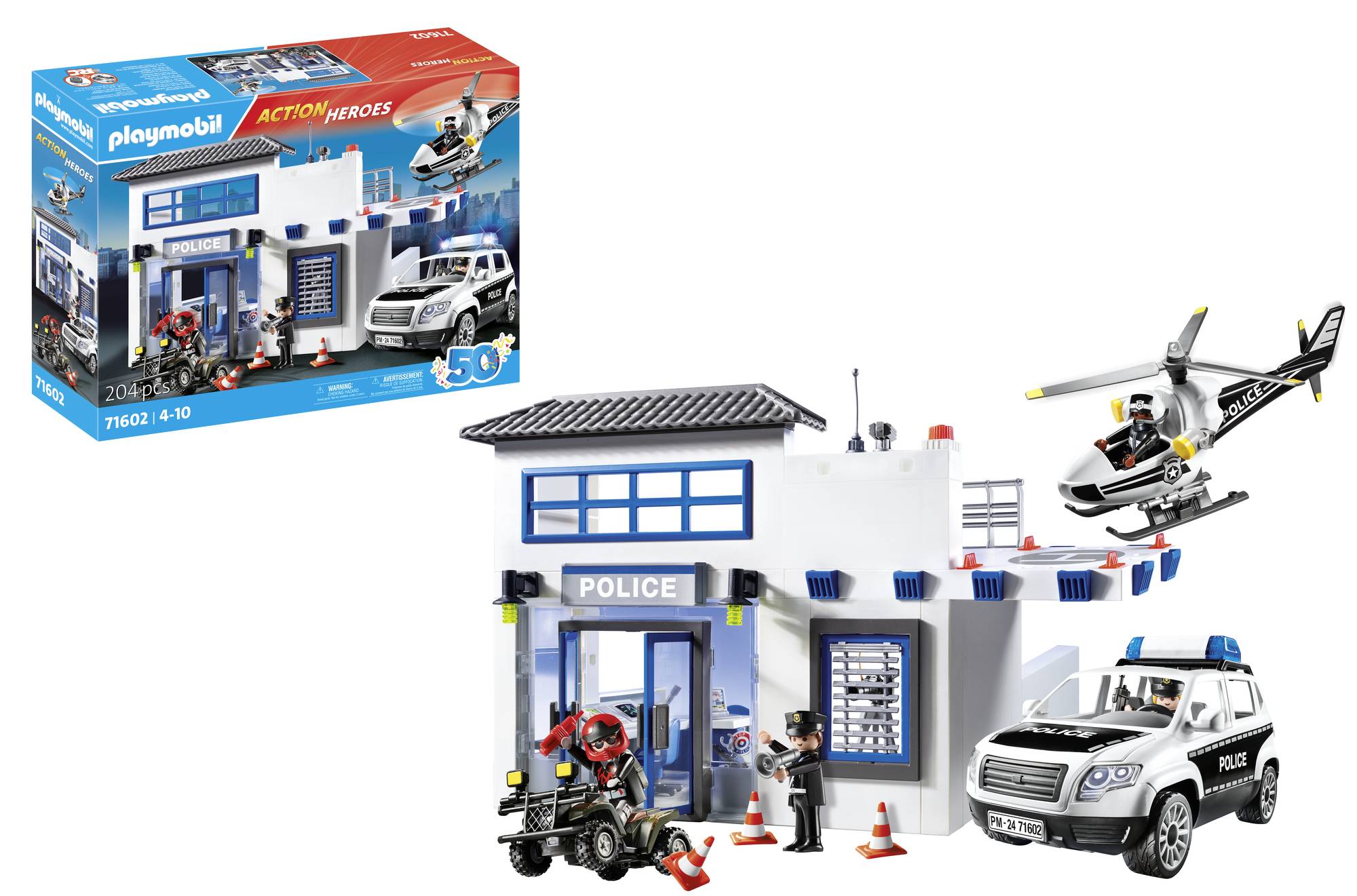 Playmobil® ACT!ON HEROES Polizeistation 71602