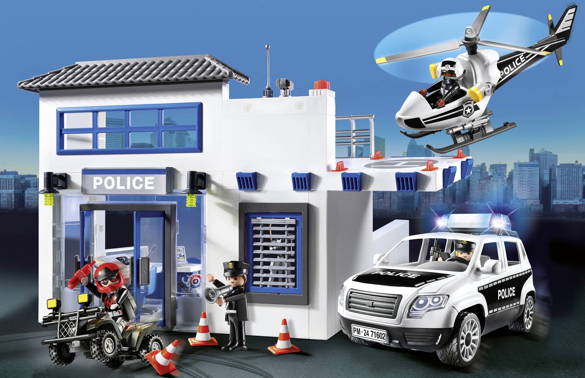 Playmobil® ACT!ON HEROES Polizeistation 71602
