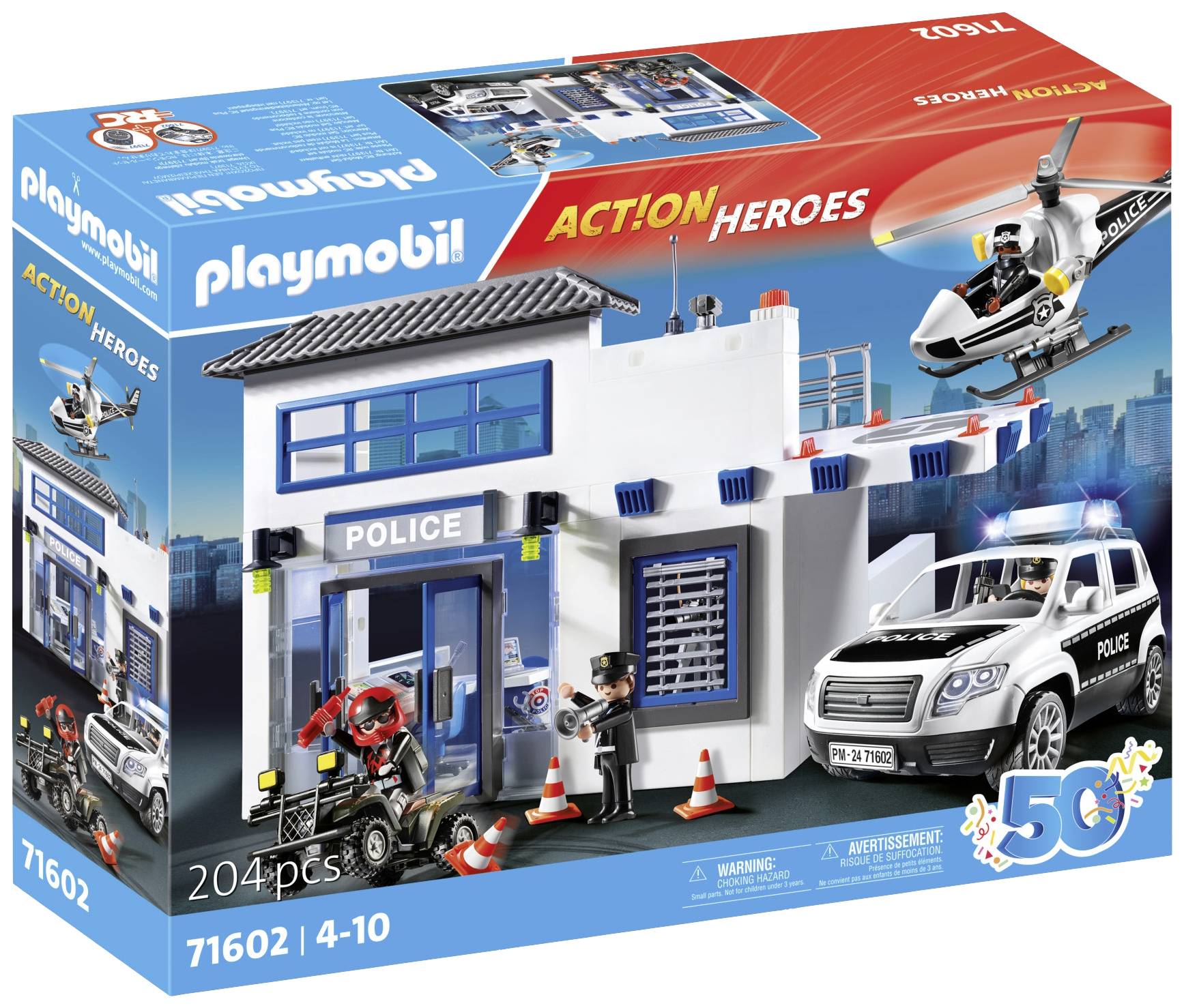 Playmobil® ACT!ON HEROES Polizeistation 71602