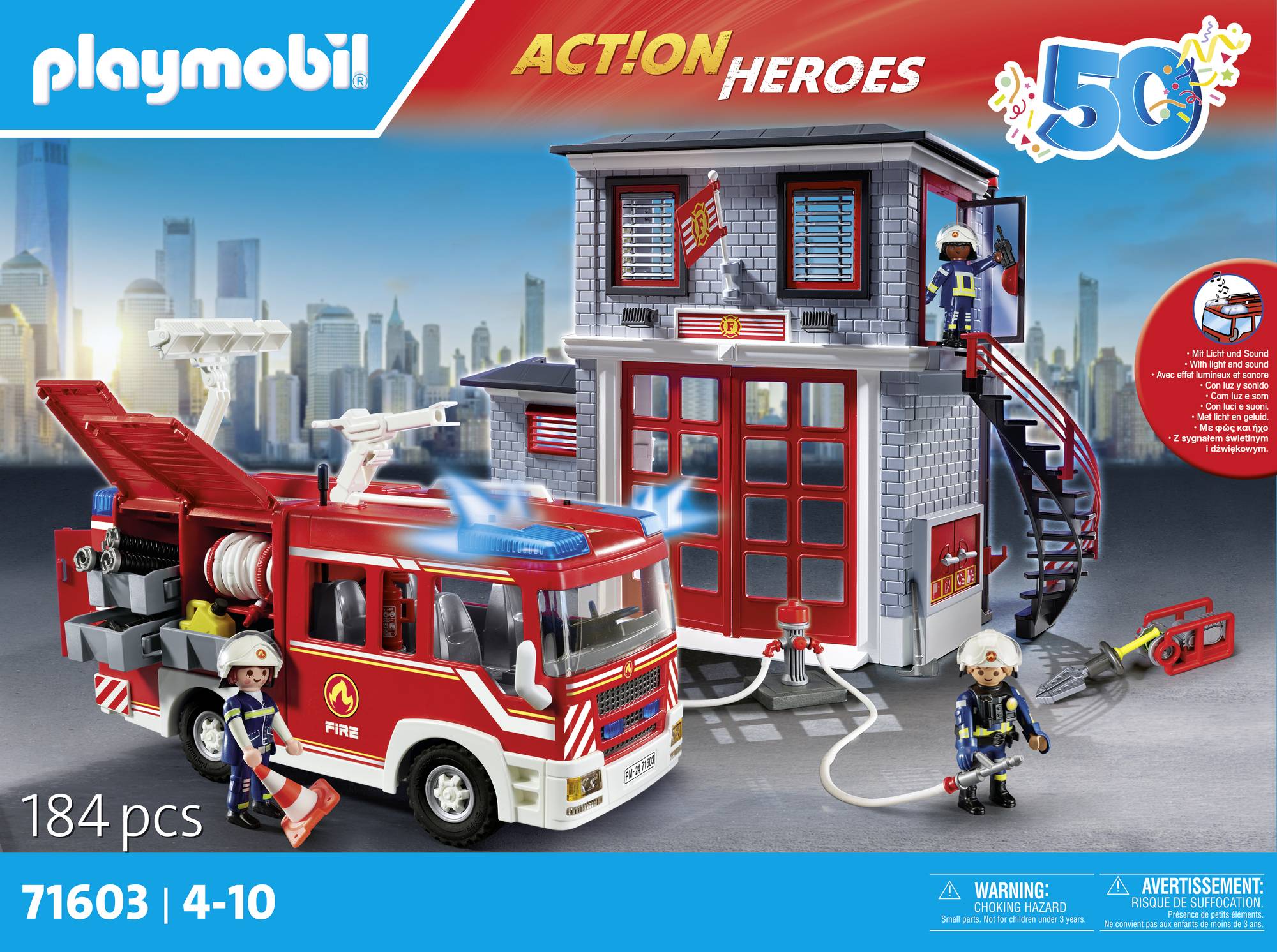Playmobil® ACT!ON HEROES Feuerwehr-Megaset 71603