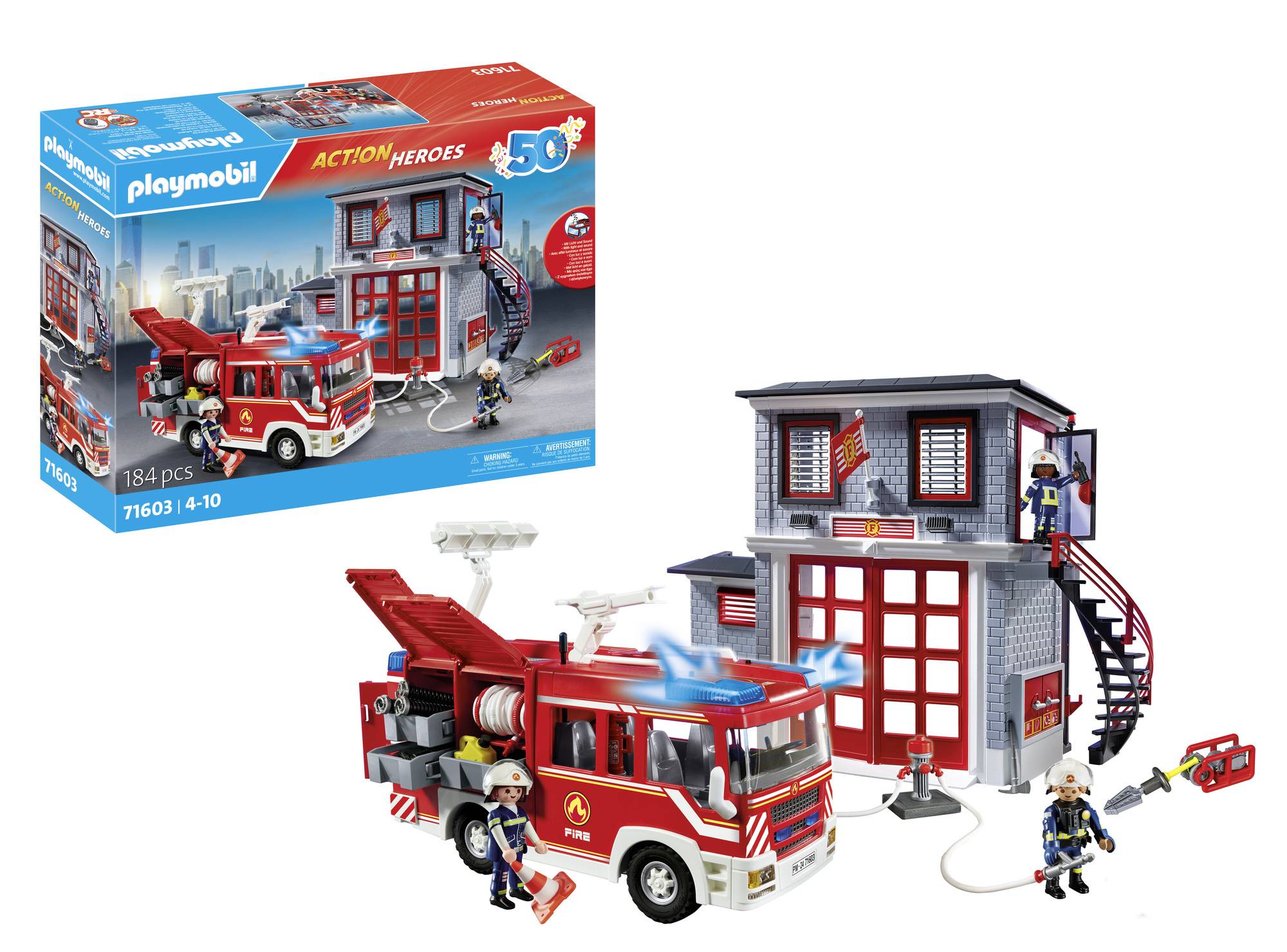 Playmobil® ACT!ON HEROES Feuerwehr-Megaset 71603