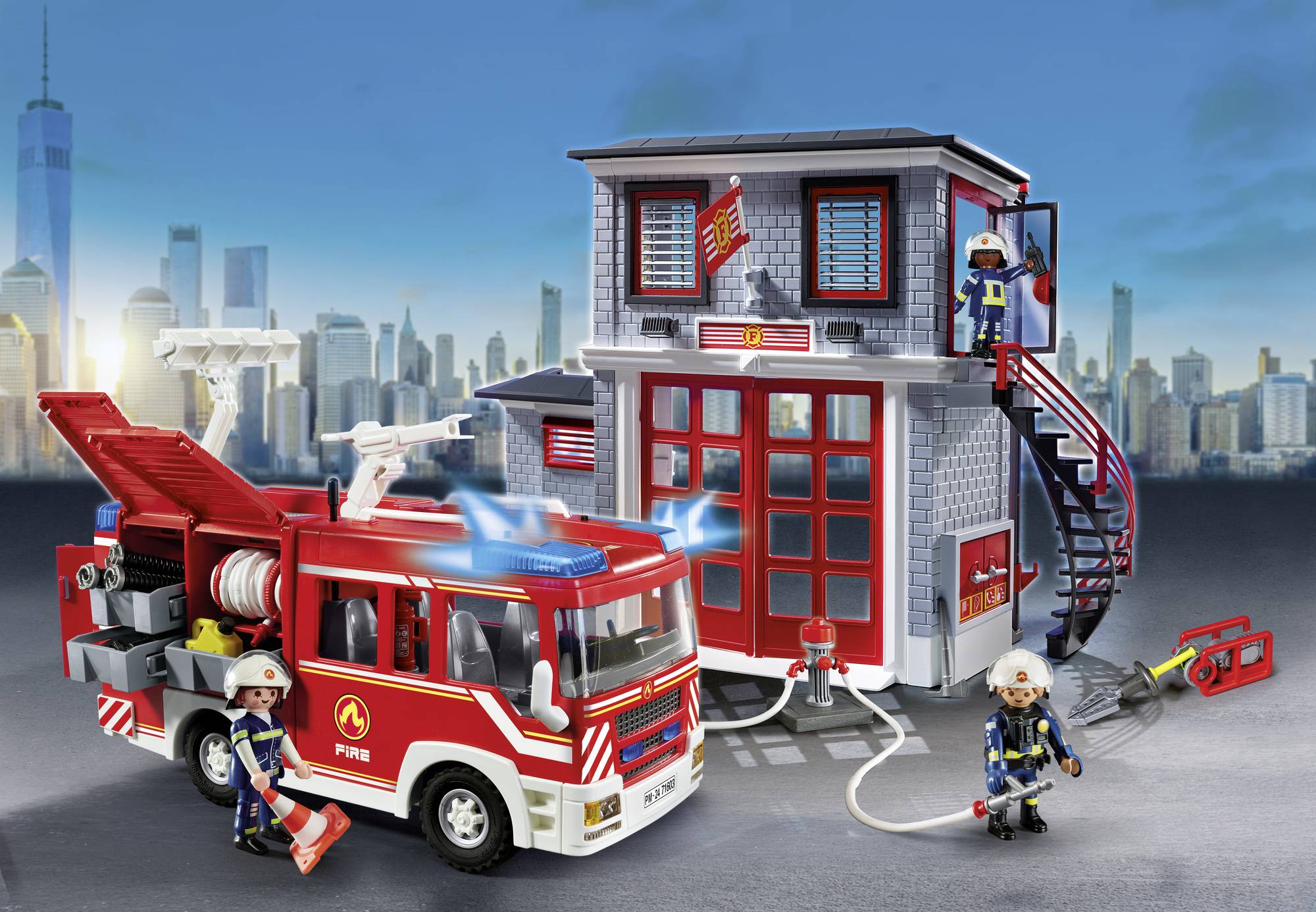 Playmobil® ACT!ON HEROES Feuerwehr-Megaset 71603