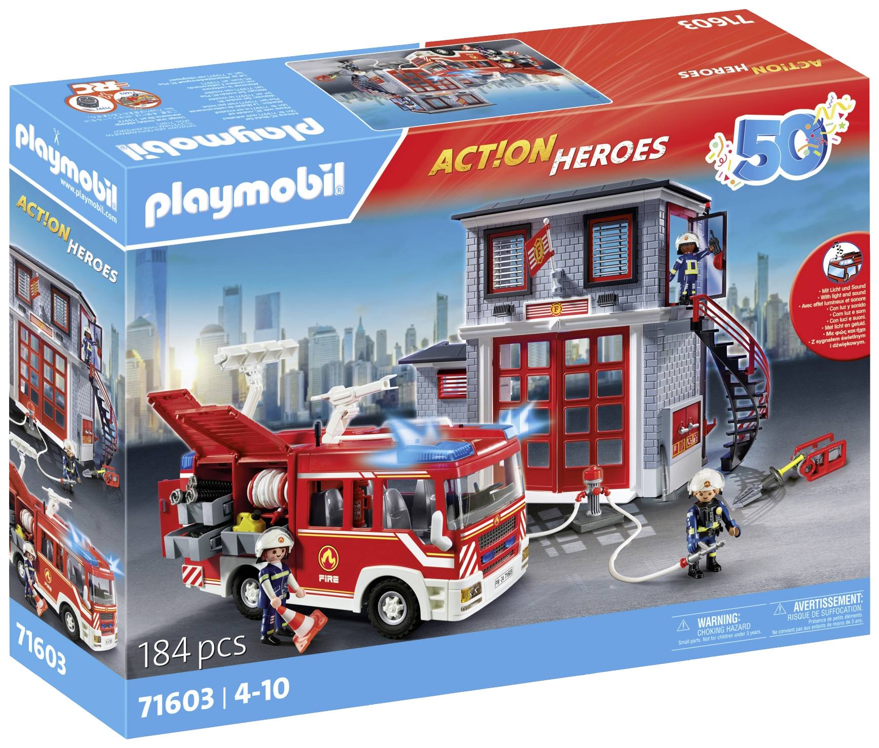 Playmobil® ACT!ON HEROES Feuerwehr-Megaset 71603