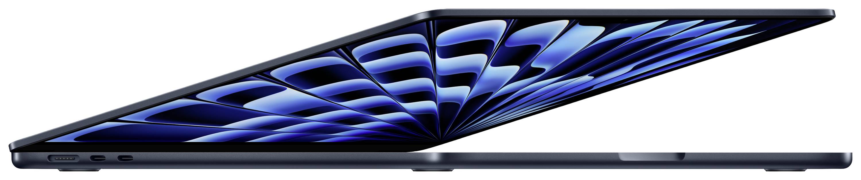 Apple MacBook Air 15 (M3, 2024) 38.9 cm (15.3 Zoll) 16 GB RAM 512 GB SSD 8‑Core CPU 10-Core GPU Mitternacht MXD43D/A