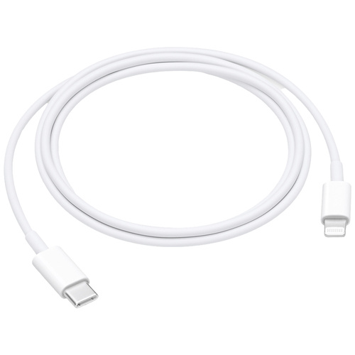Apple iPad/iPhone/iPod Anschlusskabel [1x USB-C® Stecker - 1x Lightning] 1.00 m Weiß