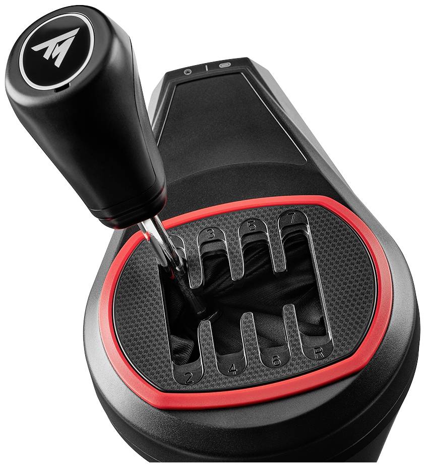 Thrustmaster TH8S Gangschaltung USB-C® PC, PlayStation 4, PlayStation 5, Xbox One, Xbox Series S, Xbox Series X Schwarz, Rot