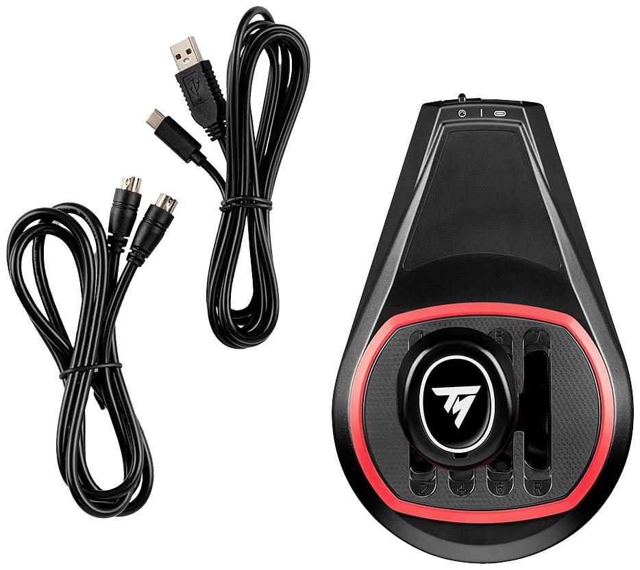 Thrustmaster TH8S Gangschaltung USB-C® PC, PlayStation 4, PlayStation 5, Xbox One, Xbox Series S, Xbox Series X Schwarz, Rot