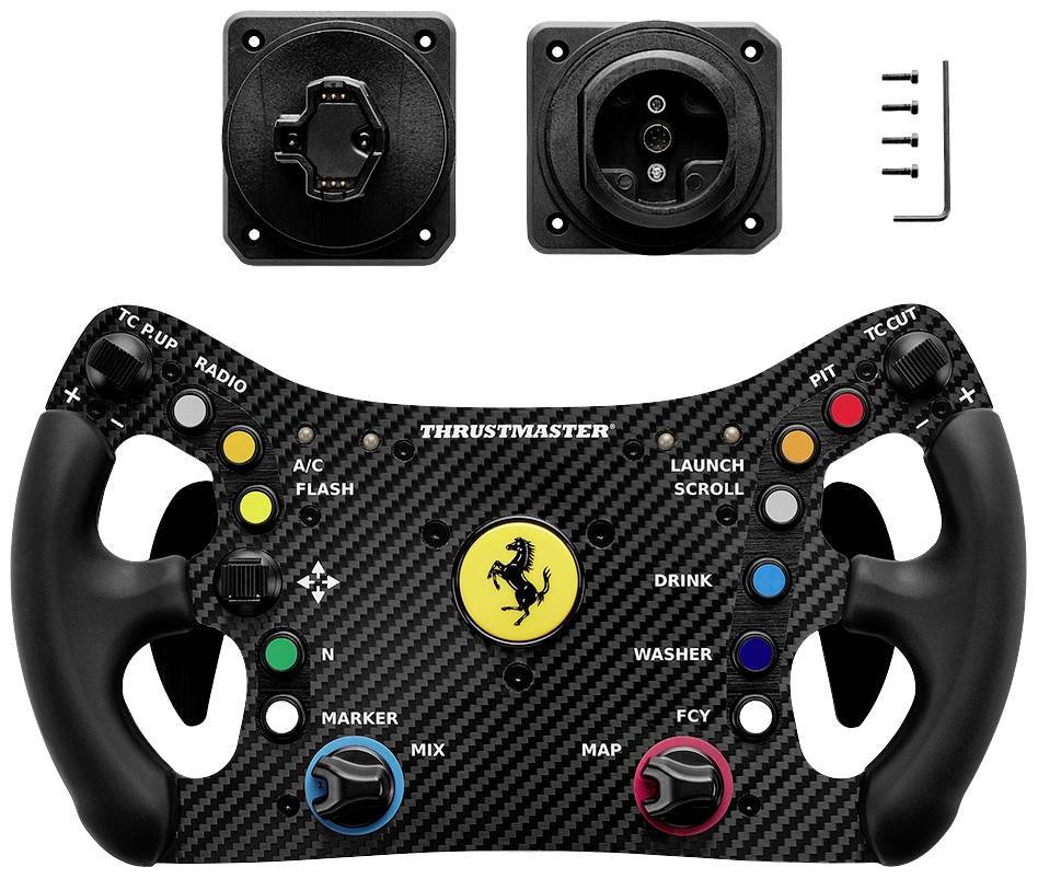Thrustmaster Ferrari 488 GT3 Lenkrad Add-On PC, PlayStation 4, PlayStation 5, Xbox One, Xbox Series S, Xbox Series X Grau