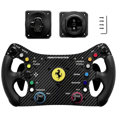 Thrustmaster Ferrari 488 GT3 Lenkrad Add-On PC, PlayStation 4, PlayStation 5, Xbox One, Xbox Series S, Xbox Series X Grau Thrustmaster Ferrari 488 GT3 Lenkrad Add-On PC, PlayStation 4, PlayStation 5, Xbox One, Xbox Series S, Xbox Series X Grau