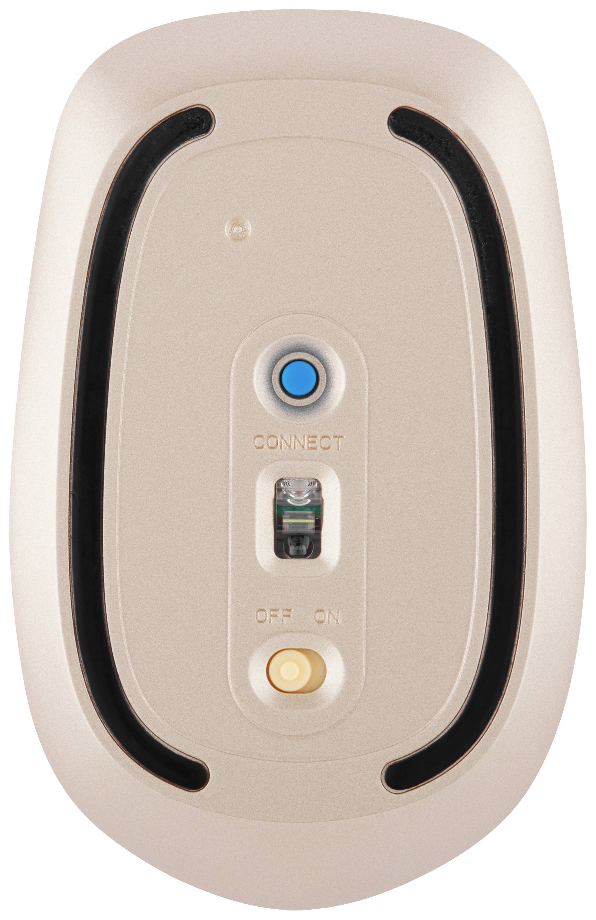 HP 410 Slim Maus Kabellos Schwarz, Silber 3 Tasten 2000 dpi