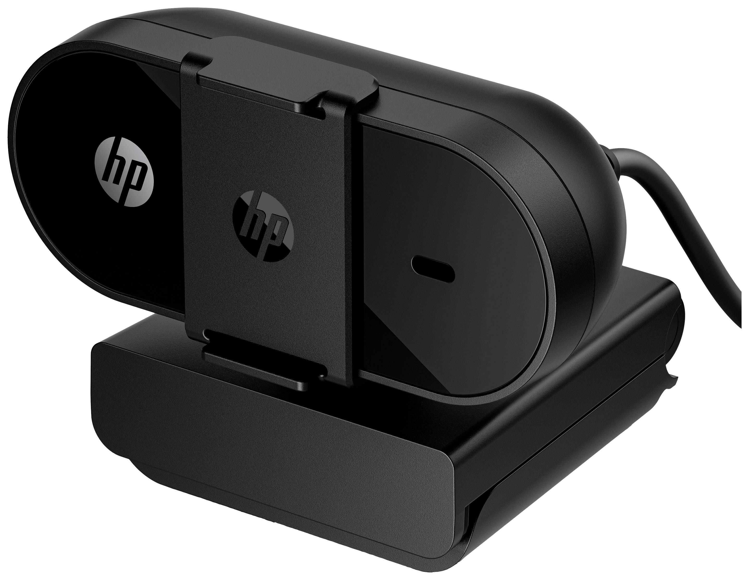 HP 320 Full HD-Webcam 1920 x 1080 Pixel Mikrofon, Klemm-Halterung