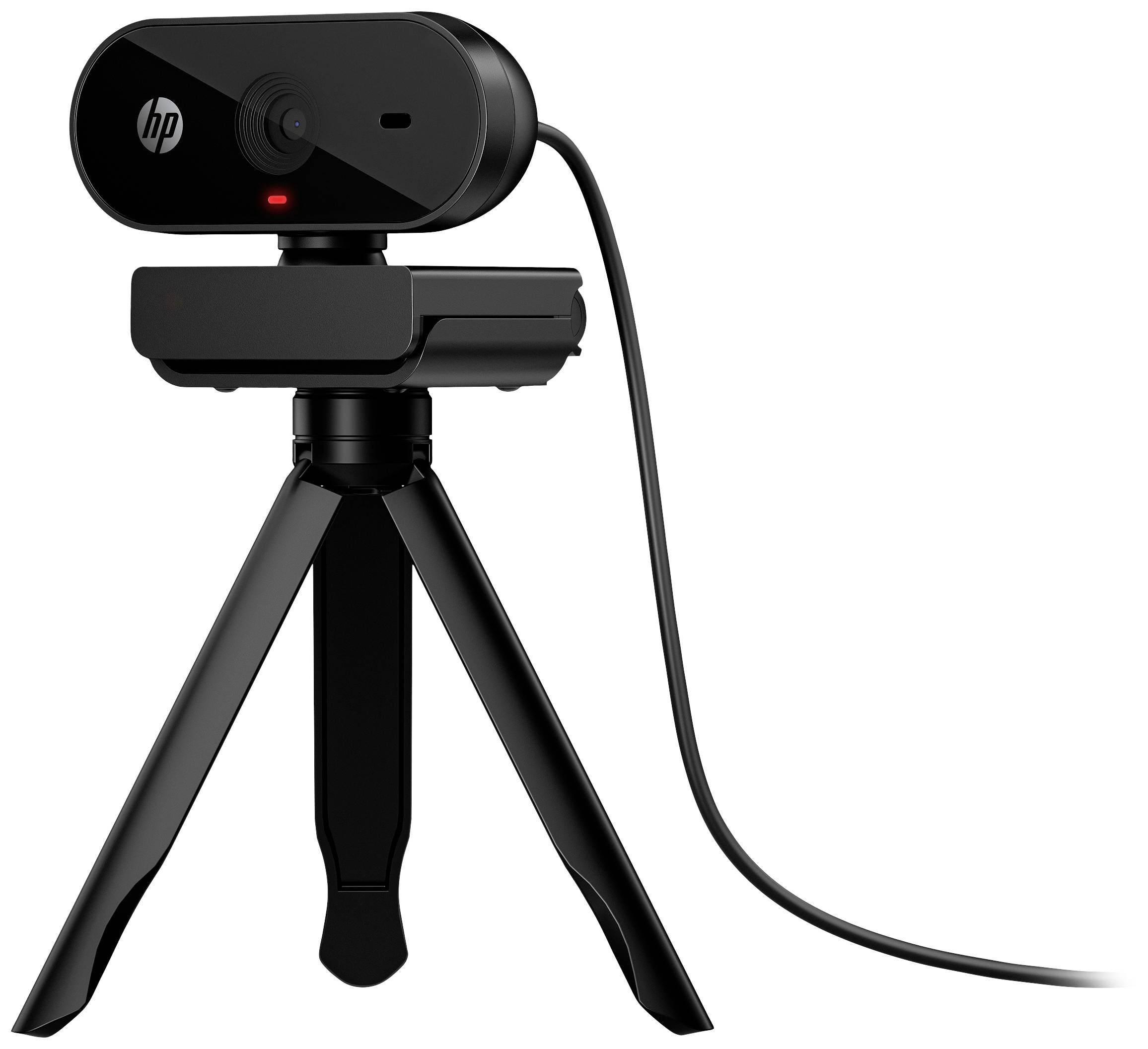 HP 320 Full HD-Webcam 1920 x 1080 Pixel Mikrofon, Klemm-Halterung