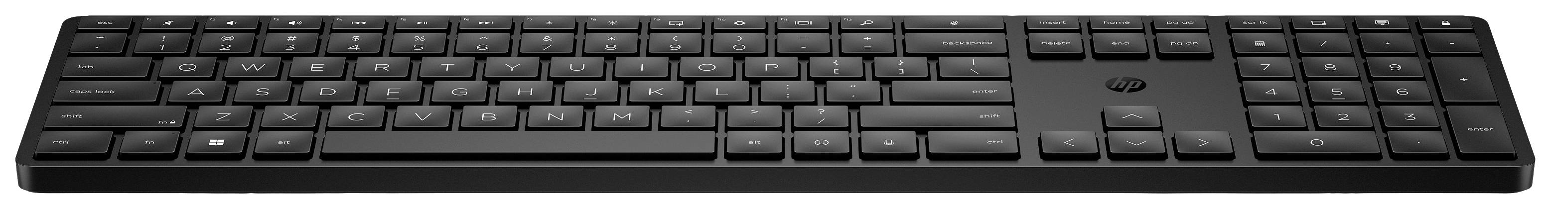 HP 450 Kabellos Tastatur Deutsch, QWERTZ Schwarz