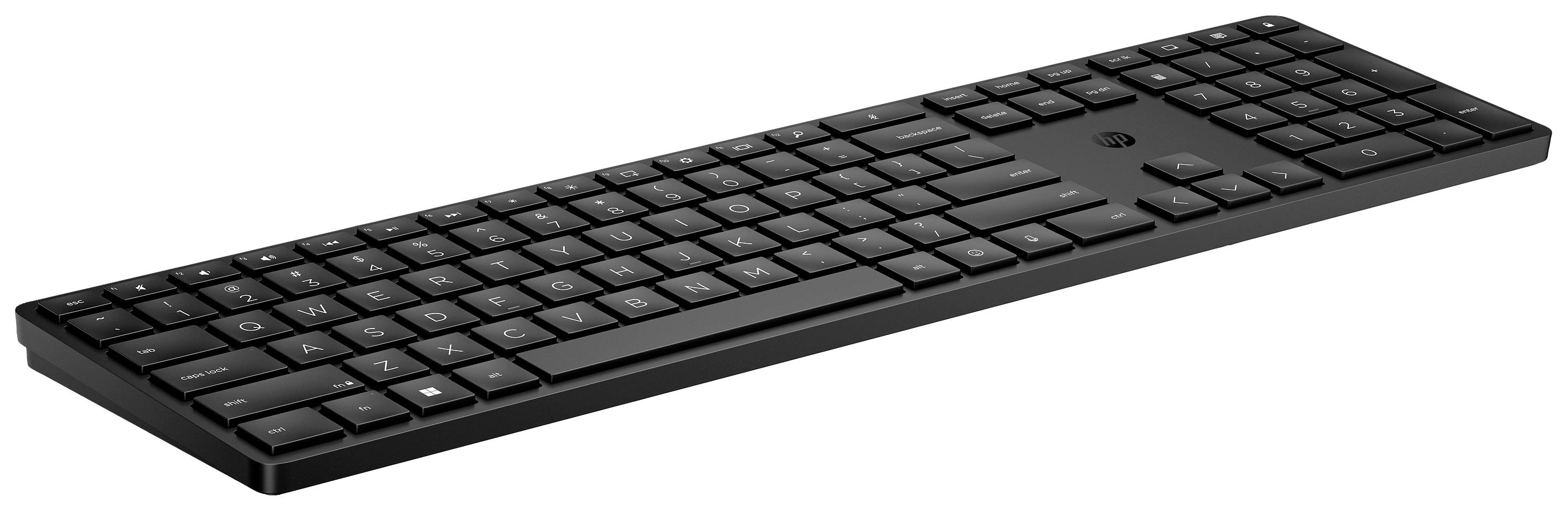 HP 450 Kabellos Tastatur Deutsch, QWERTZ Schwarz