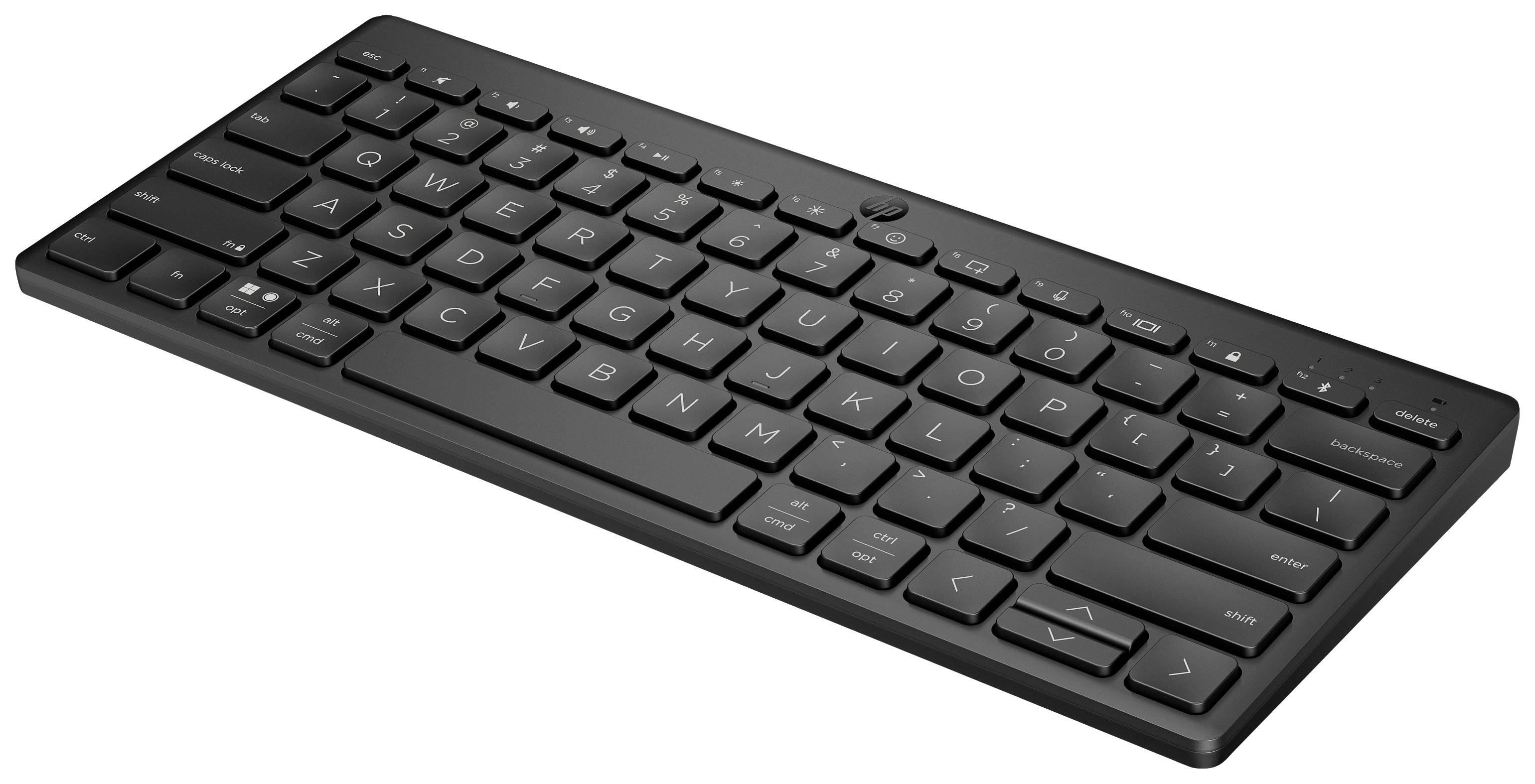 HP 350 Kabellos Tastatur Deutsch, QWERTZ Schwarz