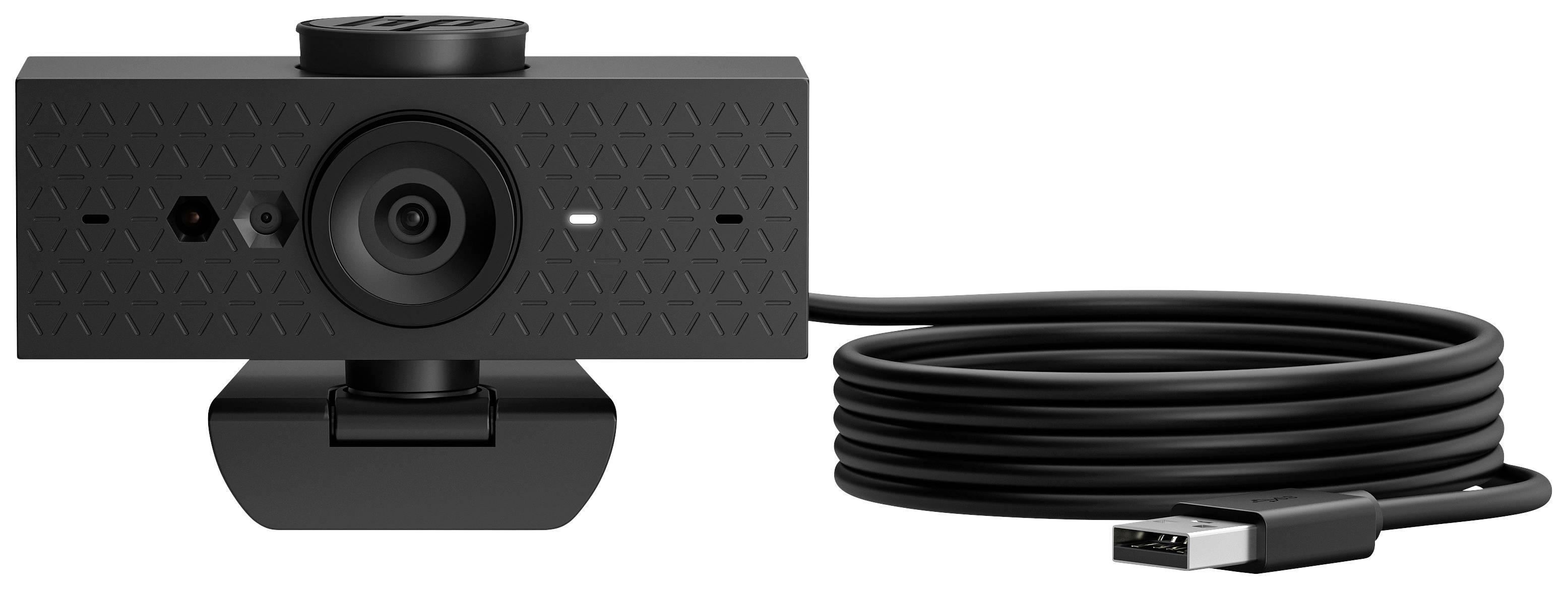 HP 620 Full HD-Webcam 1920 x 1080 Pixel Mikrofon, Klemm-Halterung, Integrierte Abdeckblende