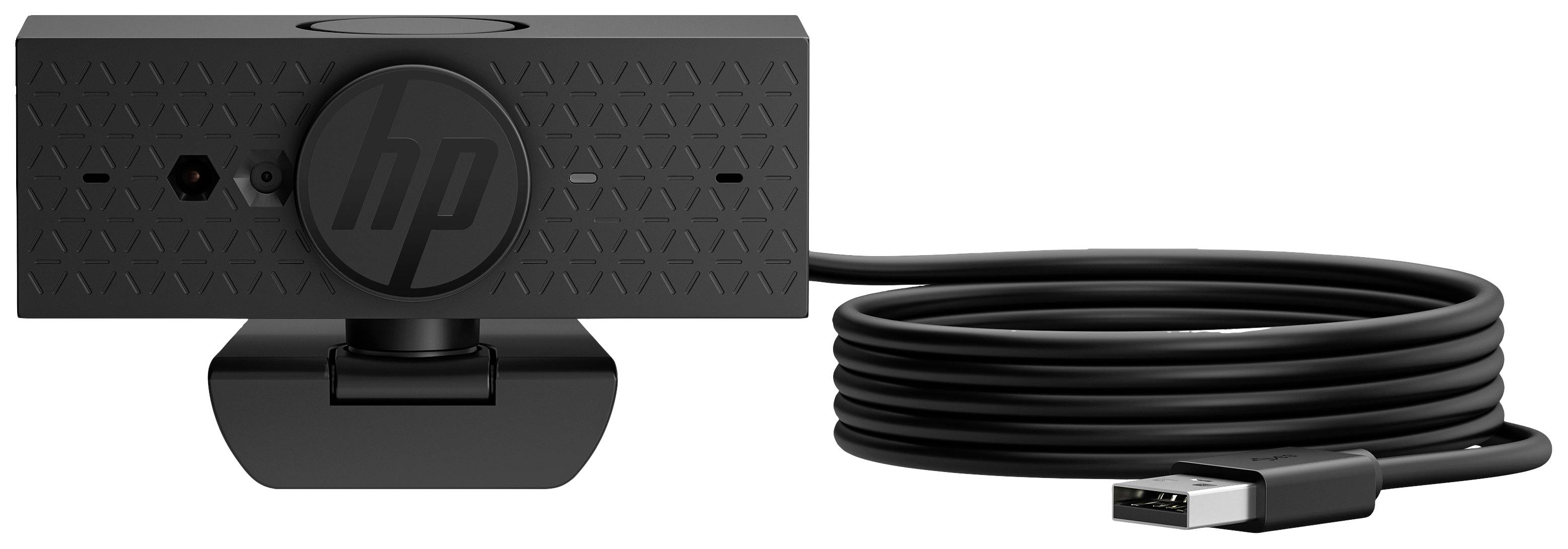 HP 620 Full HD-Webcam 1920 x 1080 Pixel Mikrofon, Klemm-Halterung, Integrierte Abdeckblende