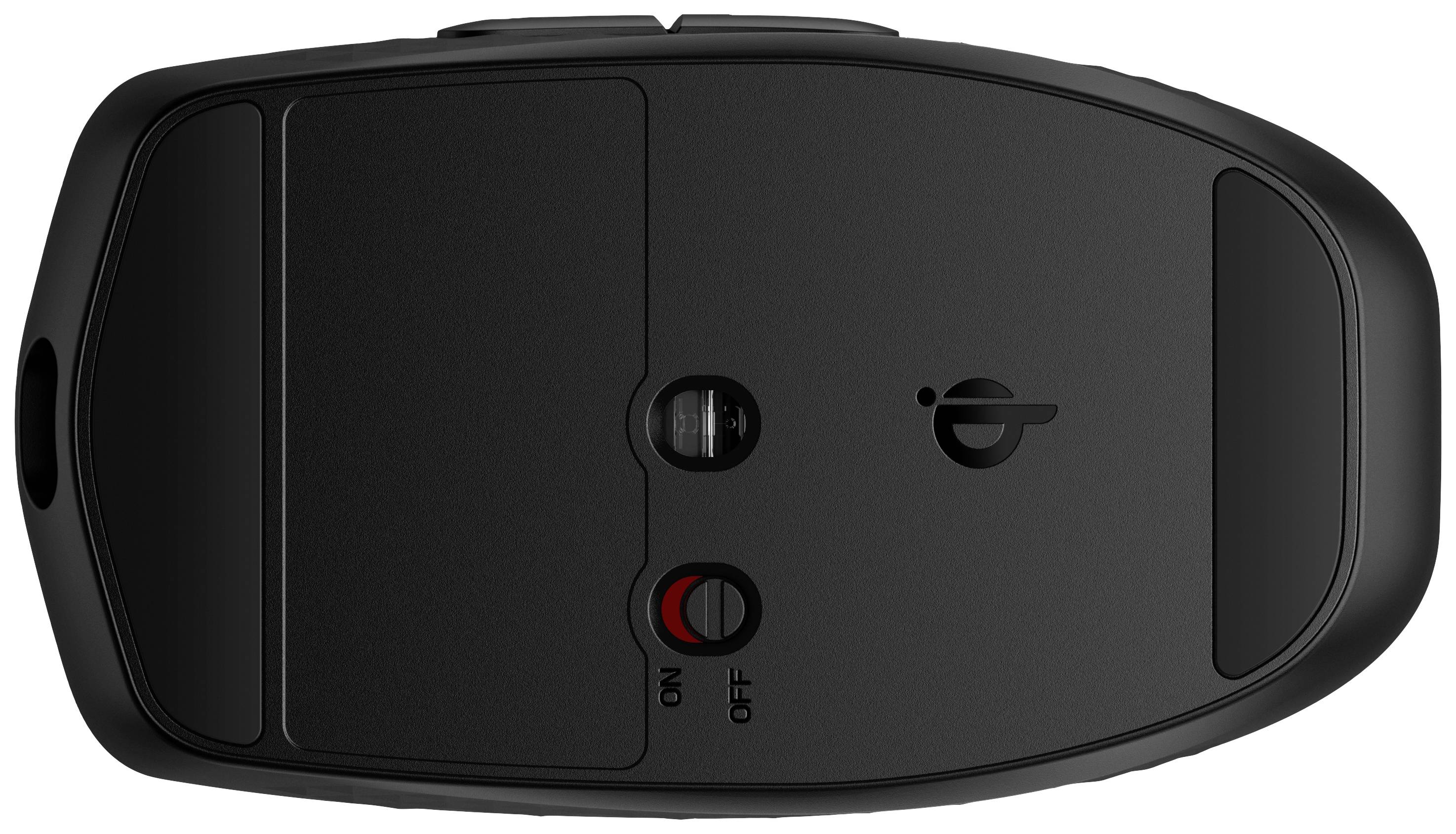 HP 690 Maus Kabellos Schwarz 7 Tasten 4000 dpi Wiederaufladbar, Wireless Charging