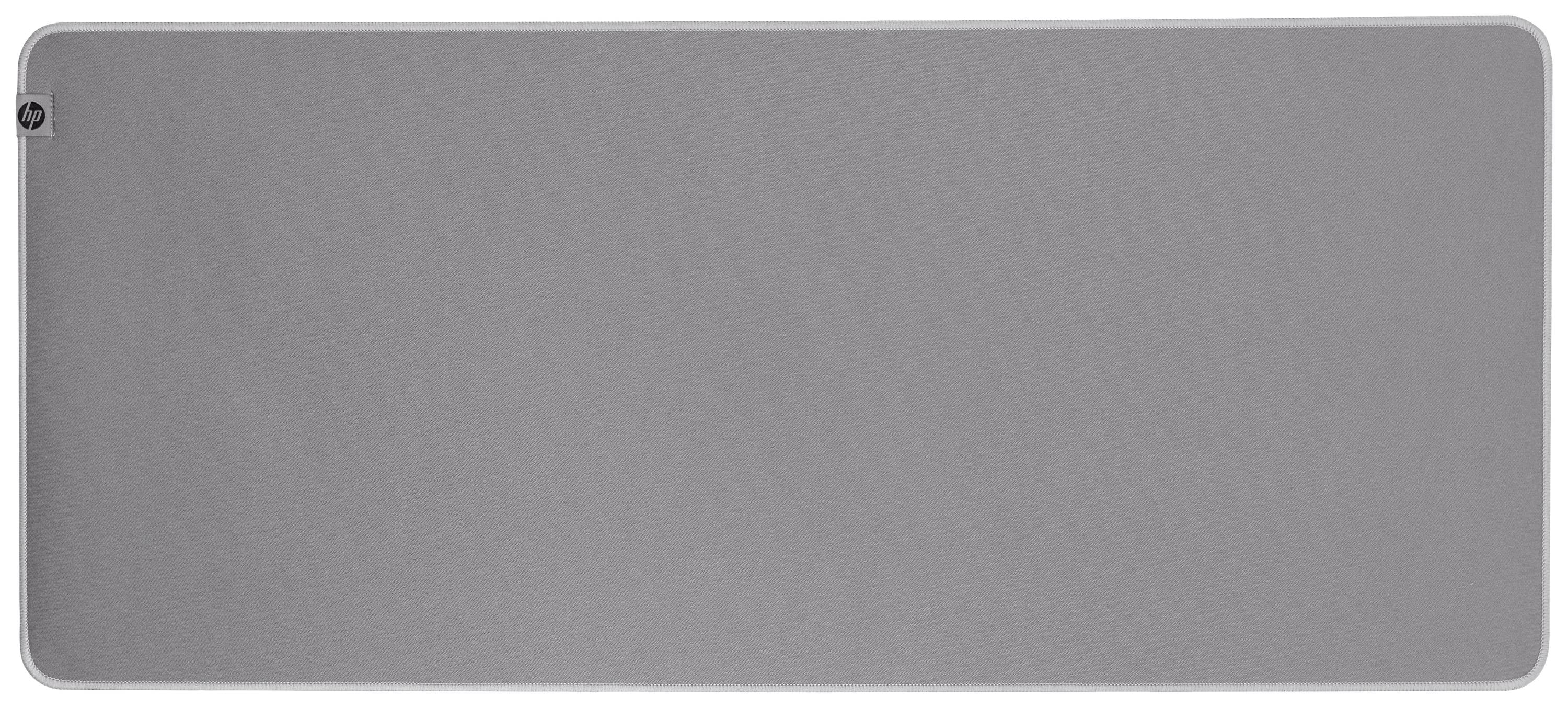 Graue, rechteckige Matte mit abgerundeten Ecken auf weißem Hintergrund.