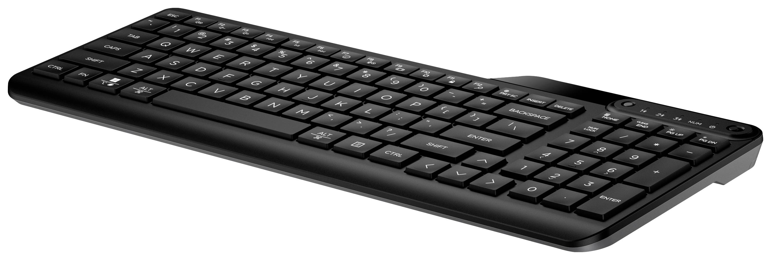 HP 460 Kabellos Tastatur Deutsch, QWERTZ Schwarz