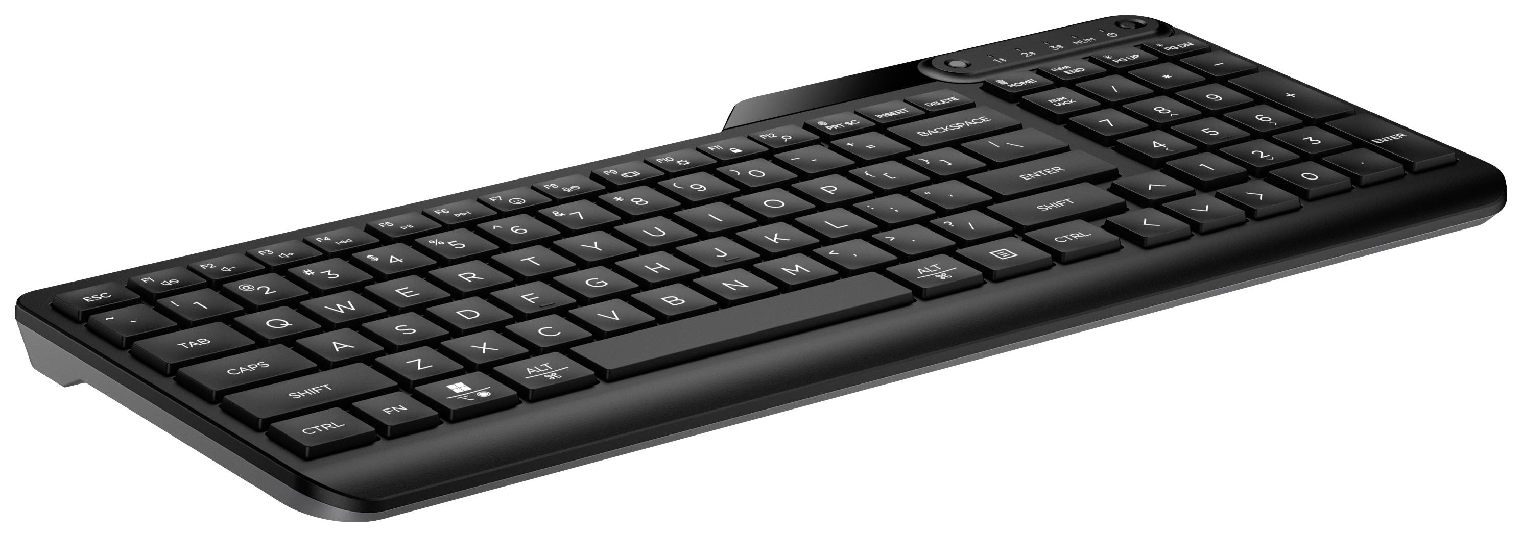 HP 460 Kabellos Tastatur Deutsch, QWERTZ Schwarz