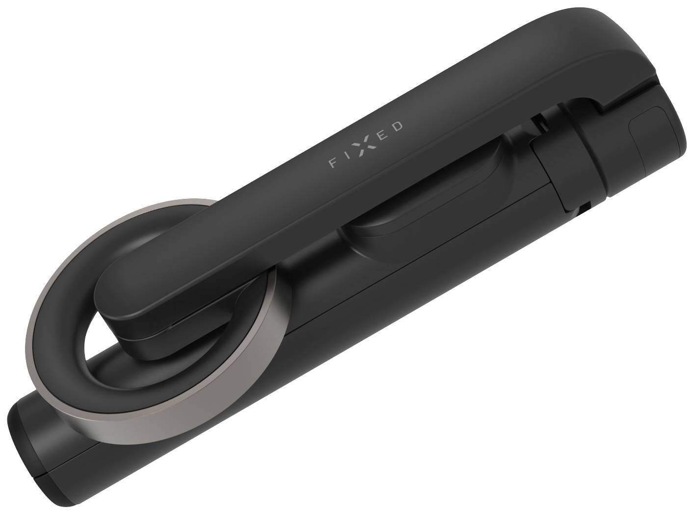 FIXED FIXSN-M-BK Selfie Stick Schwarz Bluetooth, Integriertes Stativ