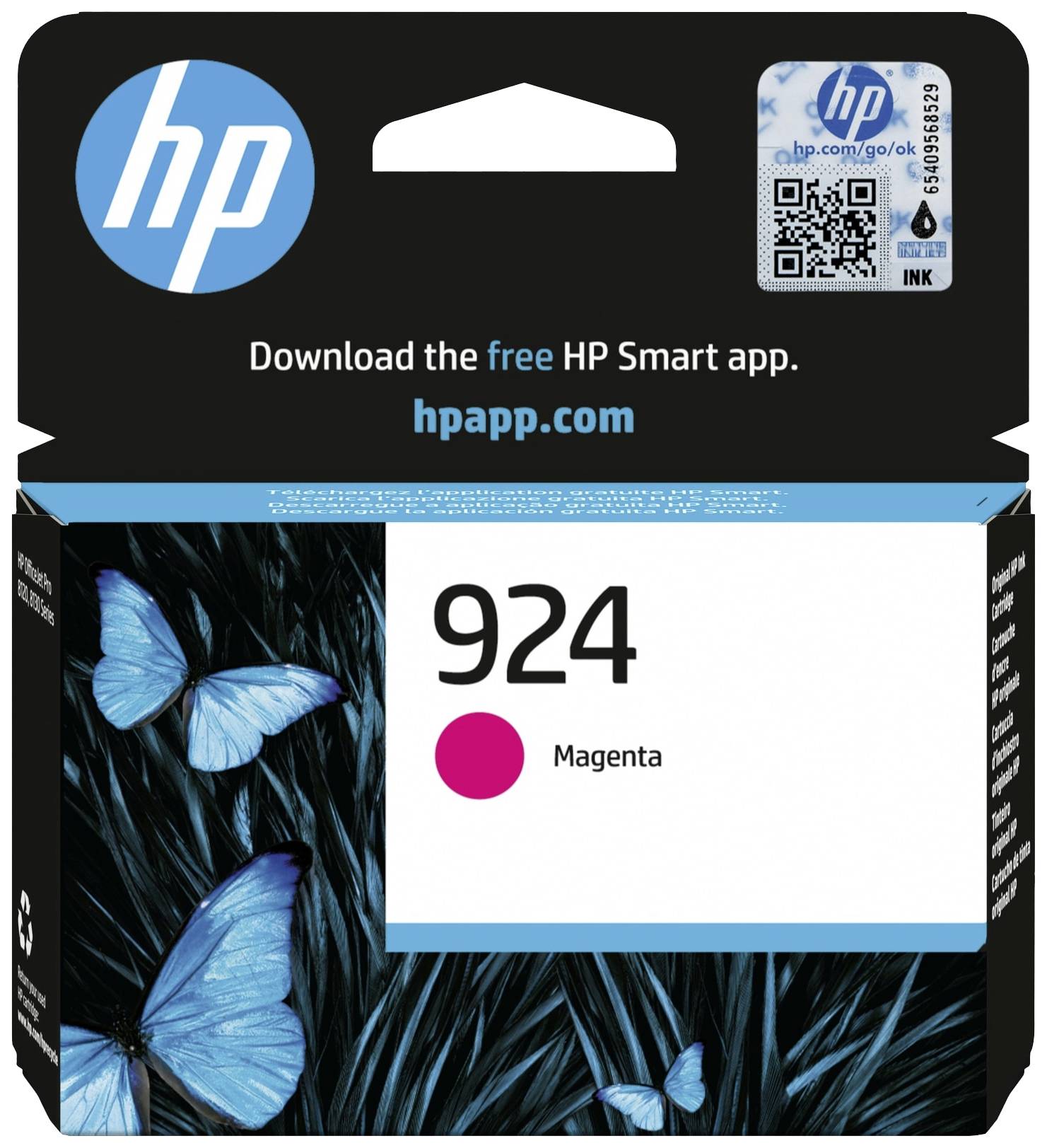HP 924 - Magenta - original - Officejet - Tintenpatrone - Original - Magenta - 4
