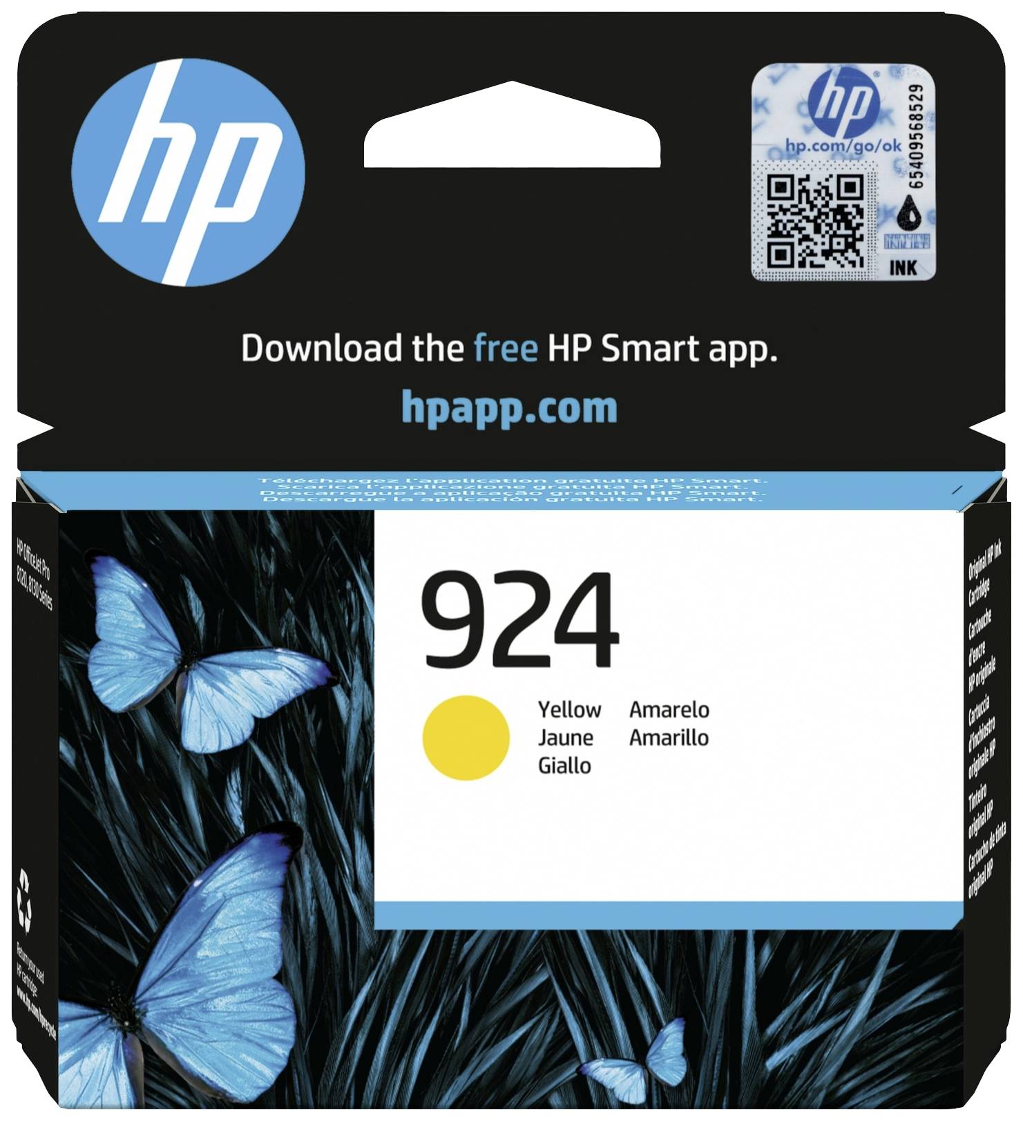 HP Druckerpatrone 924 Original Gelb 4K0U5NE#CE1