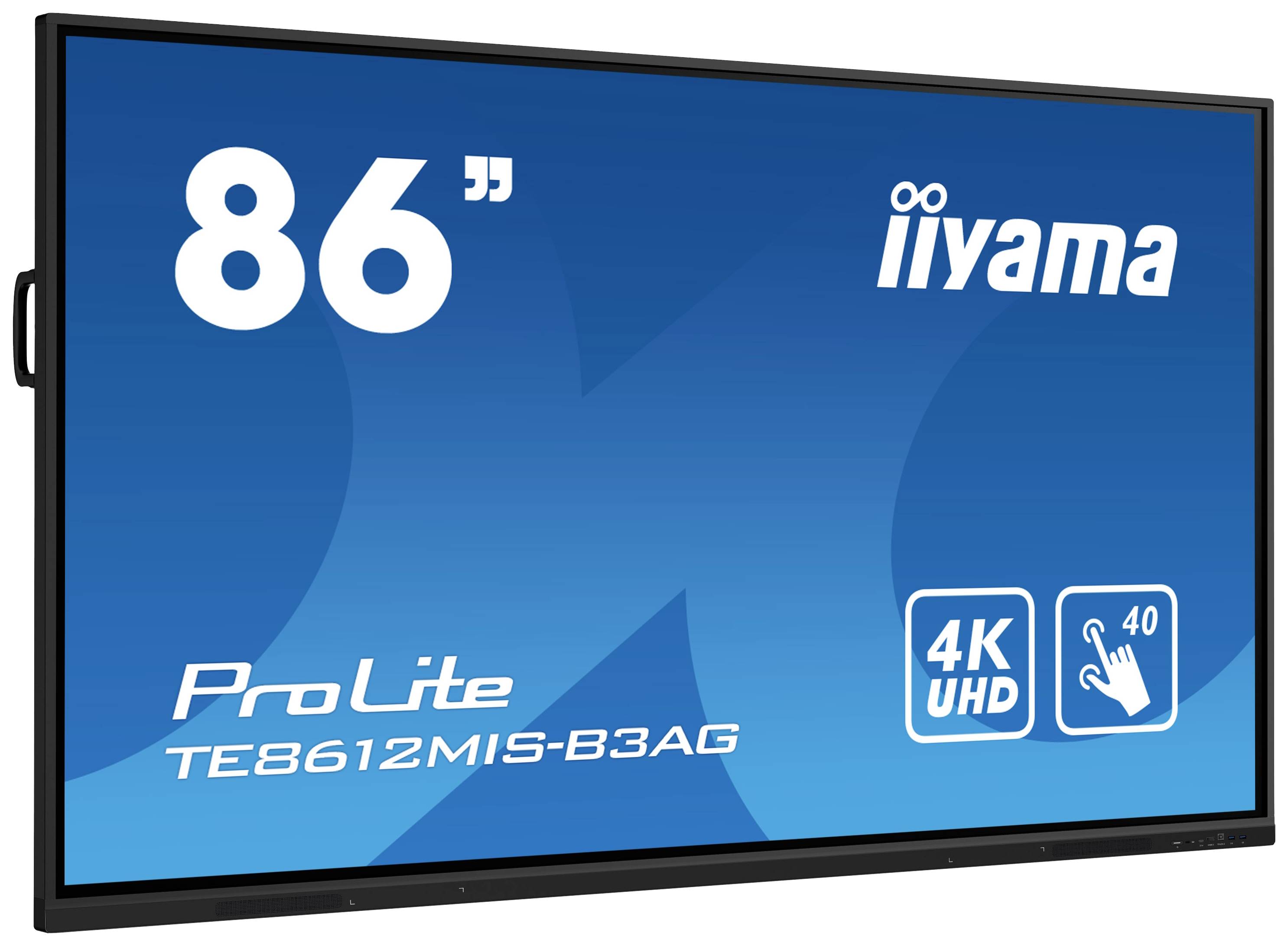 Iiyama ProLite TE8612MIS-B3AG Digital Signage Display EEK: G (A - G) 217.4 cm 85.6 Zoll 3840 x 2160 Pixel 24/7
