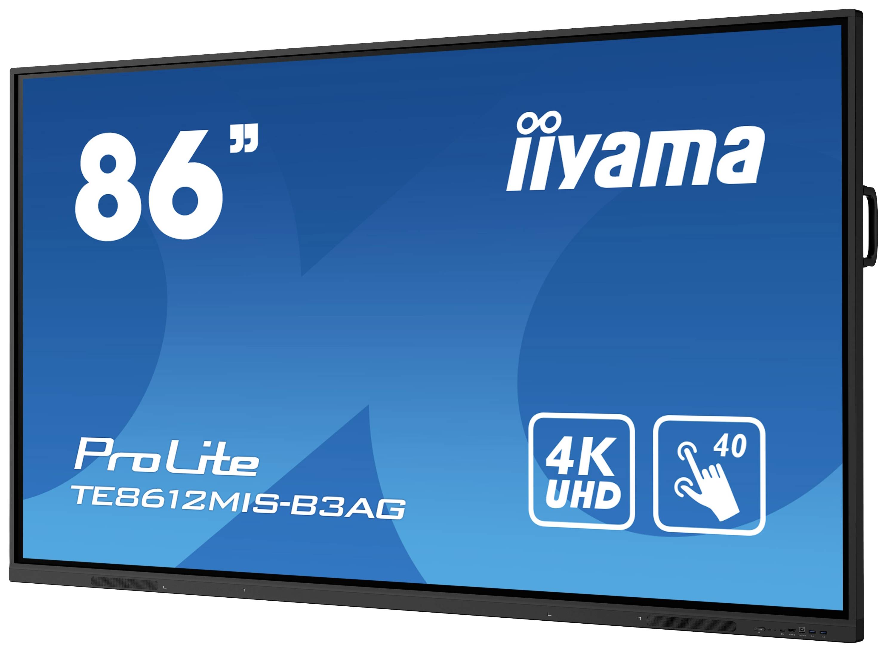 Iiyama ProLite TE8612MIS-B3AG Digital Signage Display EEK: G (A - G) 217.4 cm 85.6 Zoll 3840 x 2160 Pixel 24/7