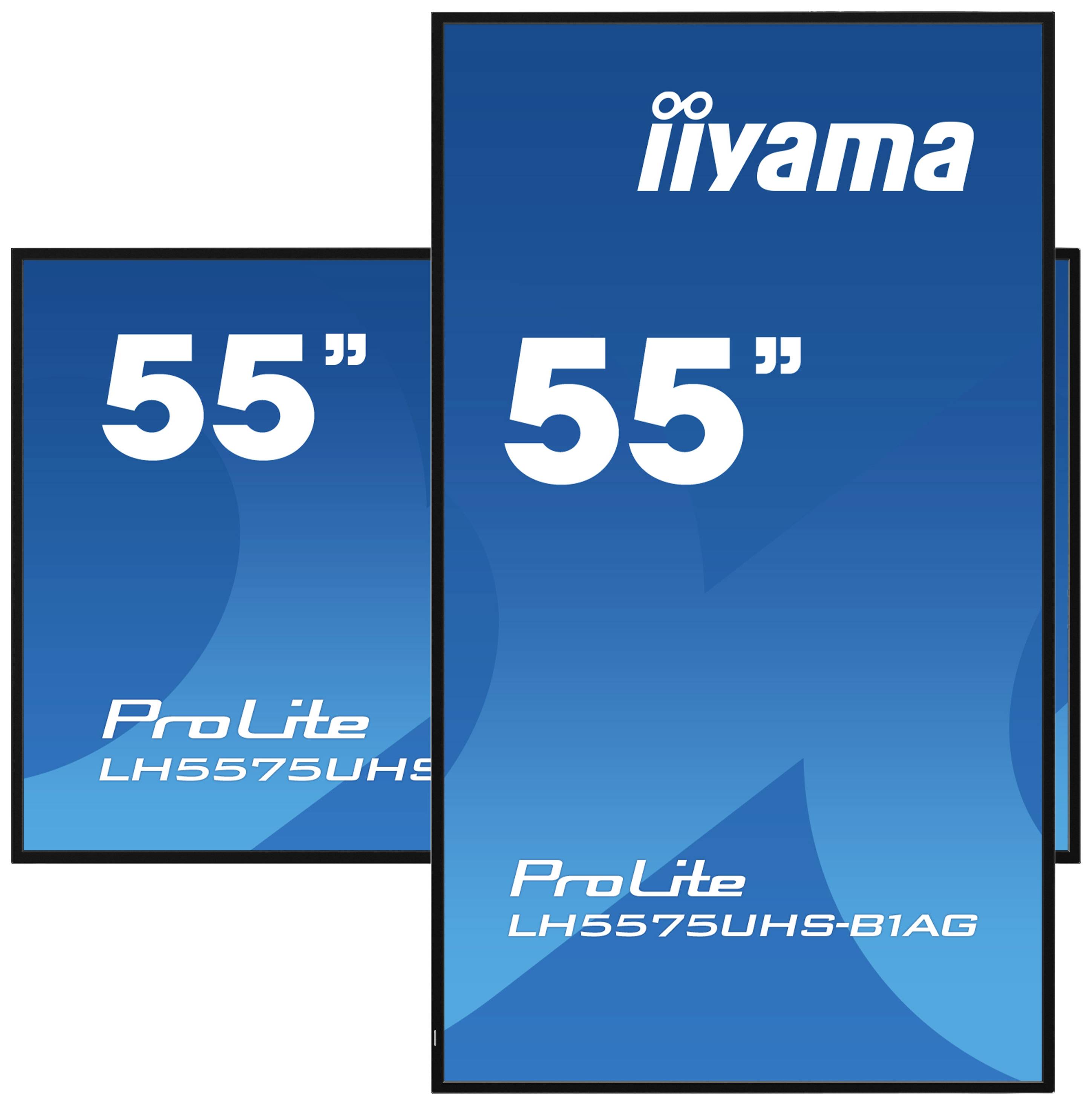 Iiyama ProLite LH5575UHS-B1AG Digital Signage Display EEK: G (A - G) 139 cm 54.6 Zoll 3840 x 2160 Pixel 24/7
