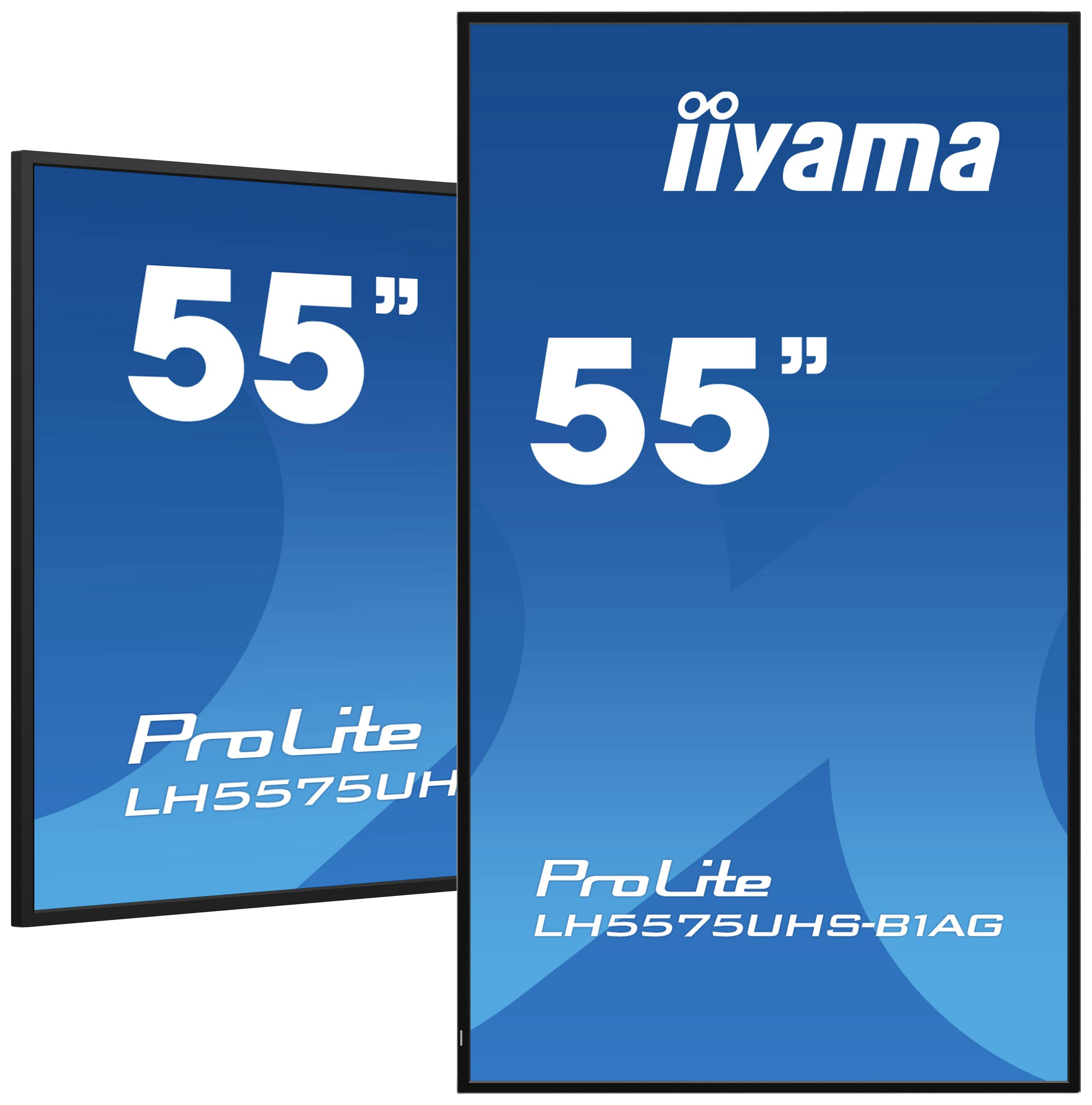 Iiyama ProLite LH5575UHS-B1AG Digital Signage Display EEK: G (A - G) 139 cm 54.6 Zoll 3840 x 2160 Pixel 24/7