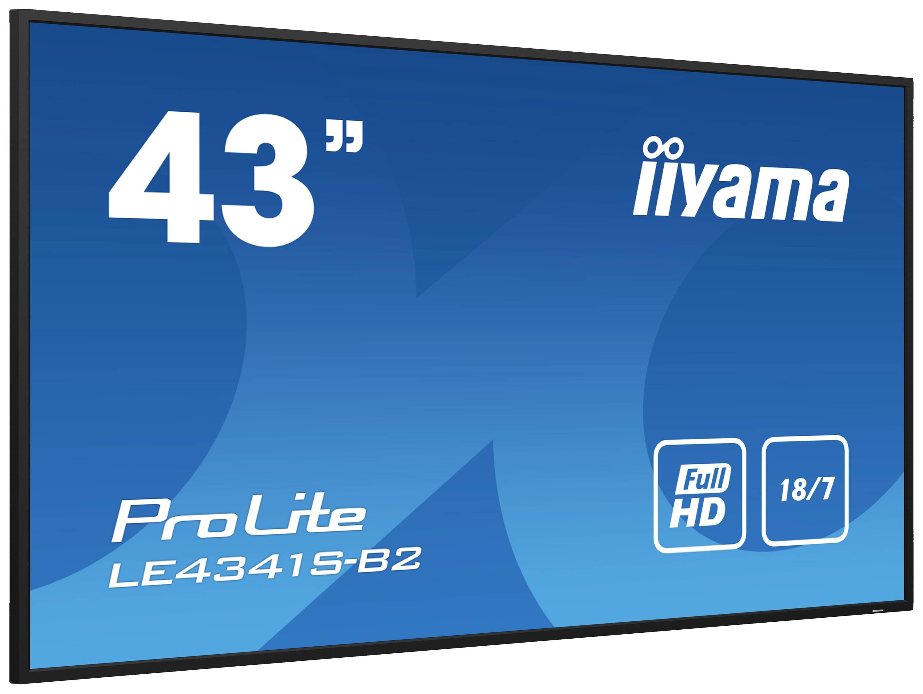 Iiyama ProLite LE4341S-B2 Digital Signage Display EEK: G (A - G) 108cm 42.5 Zoll 1920 x 1080 Pixel 18/7