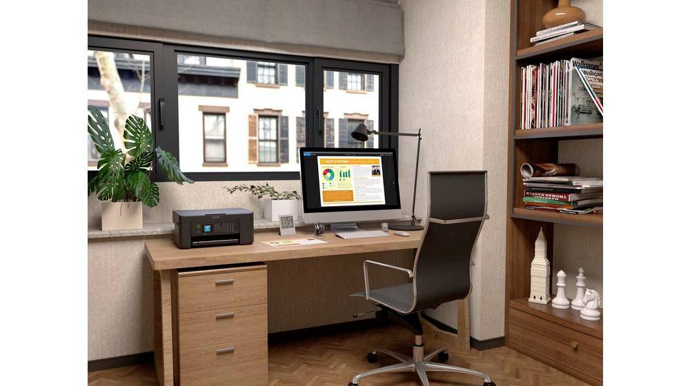 Epson WorkForce WF-2910DWF MFP Multifunktionsdrucker Tintenstrahl Farbe A4 Drucker, Scanner, Kopierer, Fax Duplex, USB, WLAN