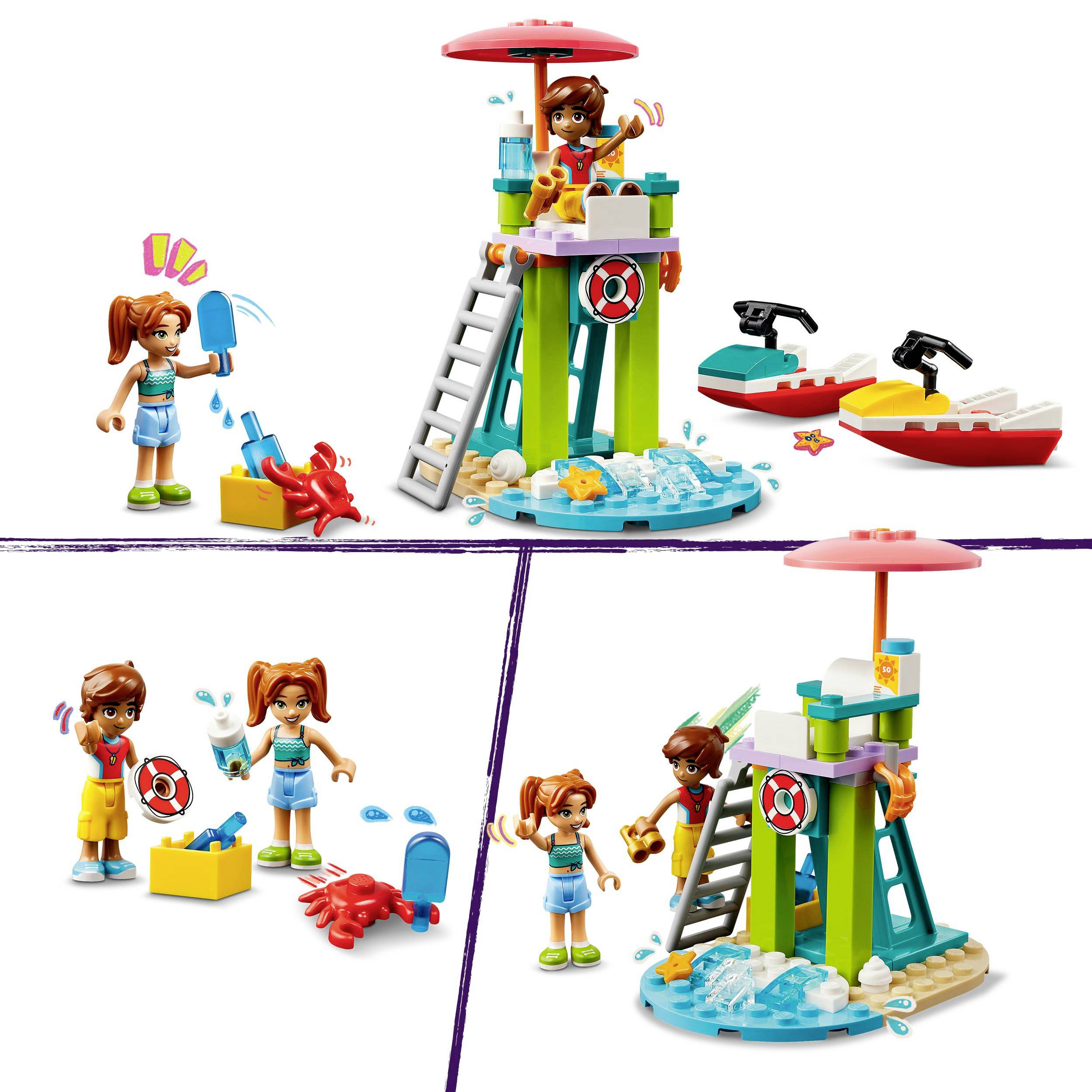 42623 LEGO® FRIENDS Rettungsschwimmer Aussichtsturm mit Jetskis